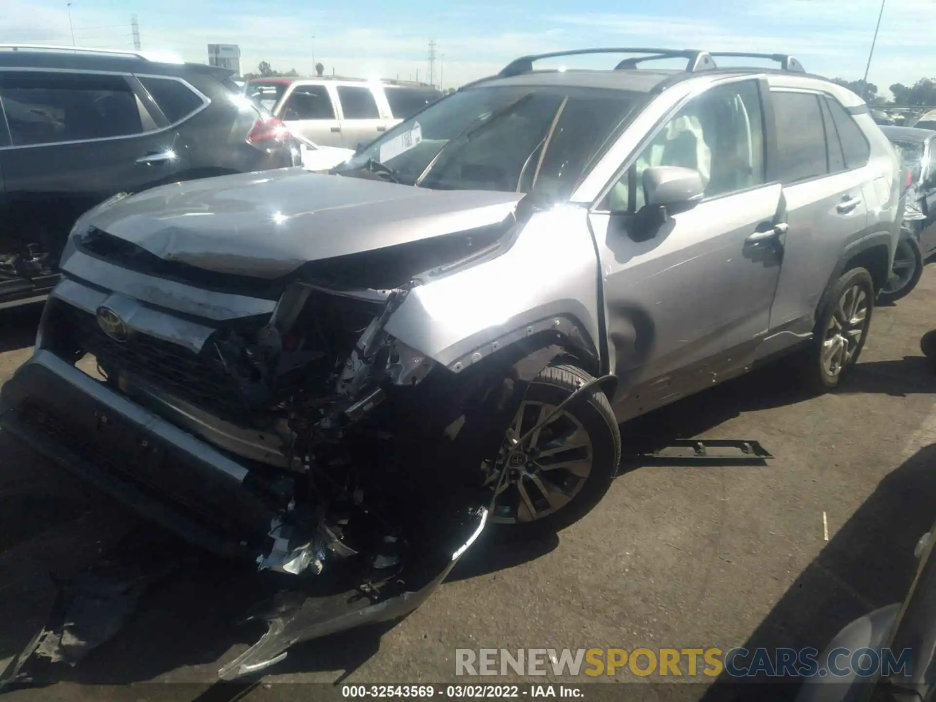 2 Photograph of a damaged car 2T3C1RFV5MC106772 TOYOTA RAV4 2021