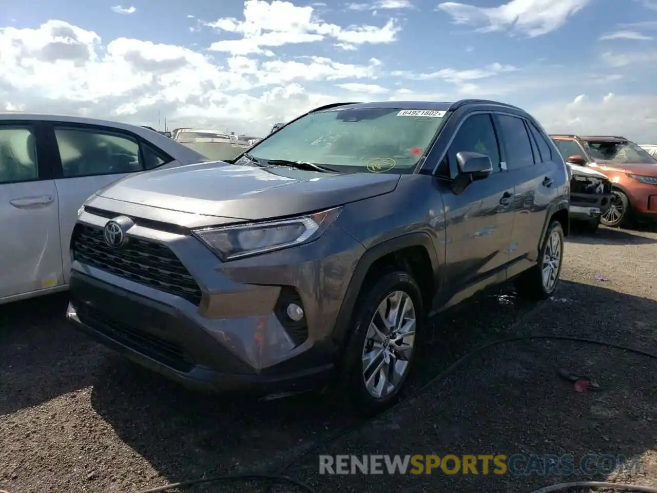 2 Photograph of a damaged car 2T3C1RFV5MC128674 TOYOTA RAV4 2021