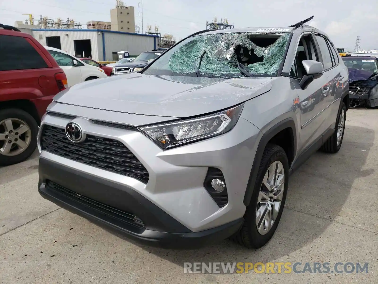 2 Photograph of a damaged car 2T3C1RFV5MC148889 TOYOTA RAV4 2021