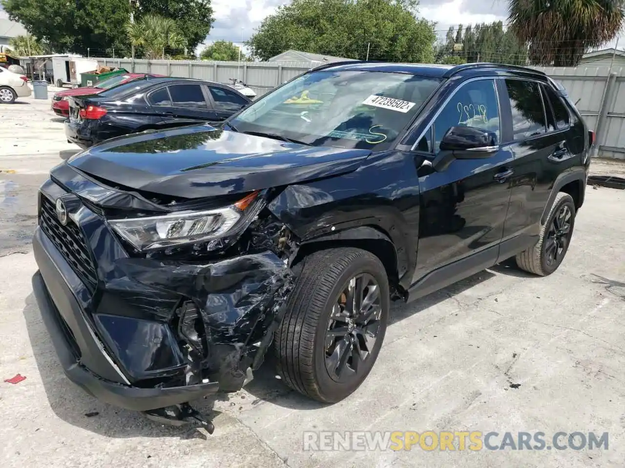 2 Photograph of a damaged car 2T3C1RFV5MW154013 TOYOTA RAV4 2021