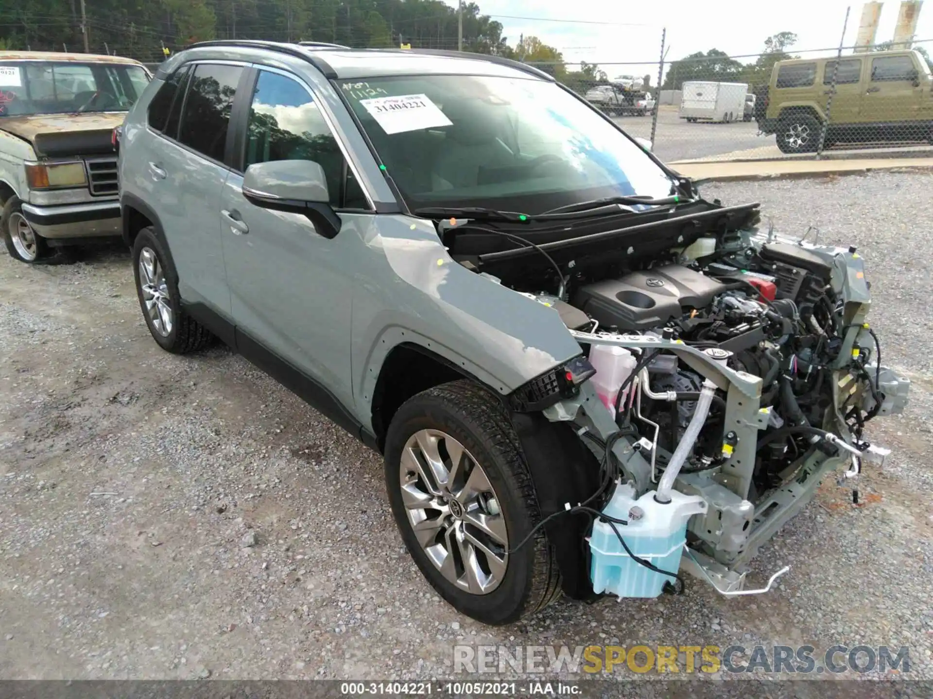 1 Photograph of a damaged car 2T3C1RFV5MW159986 TOYOTA RAV4 2021