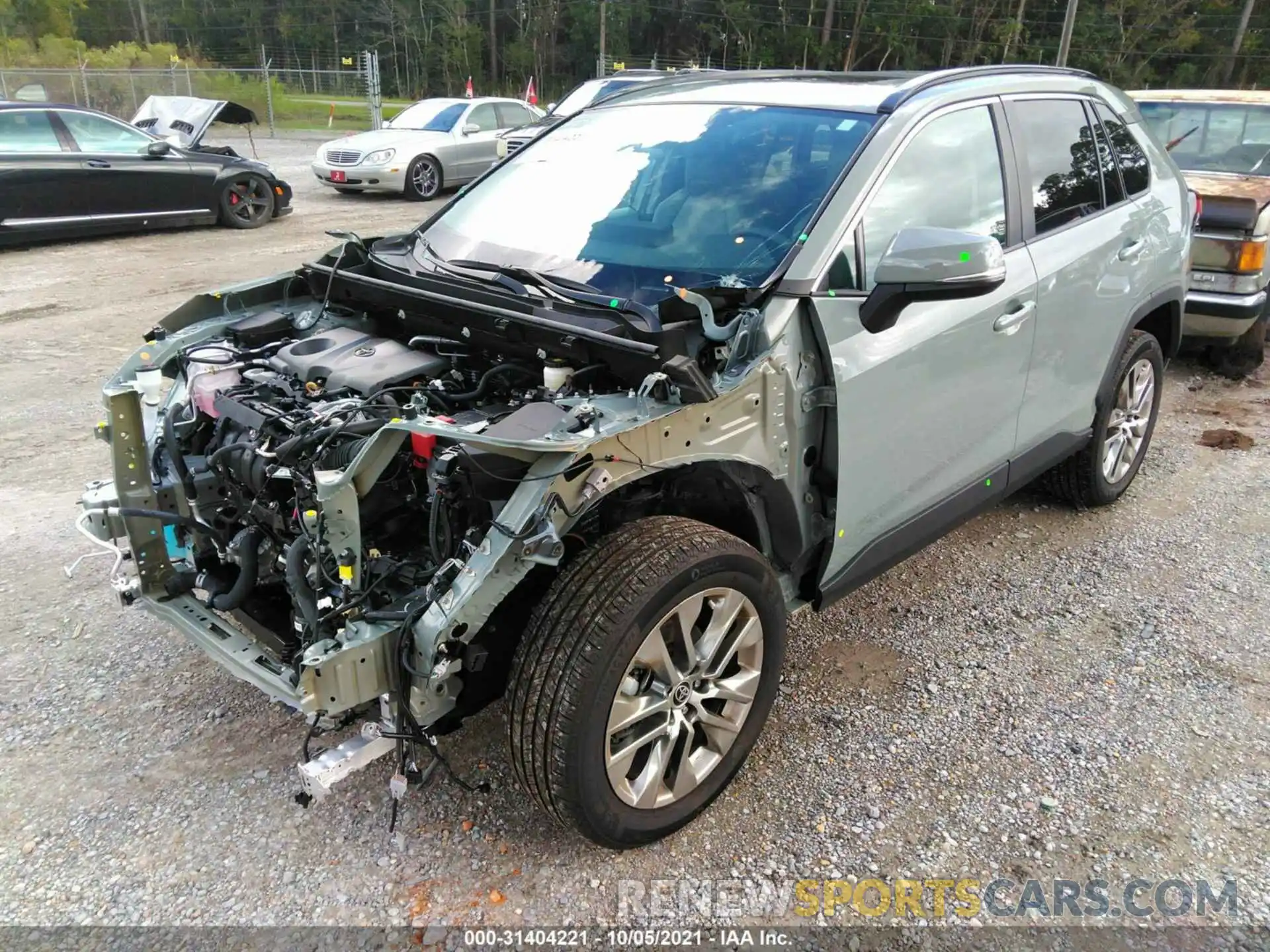 2 Photograph of a damaged car 2T3C1RFV5MW159986 TOYOTA RAV4 2021