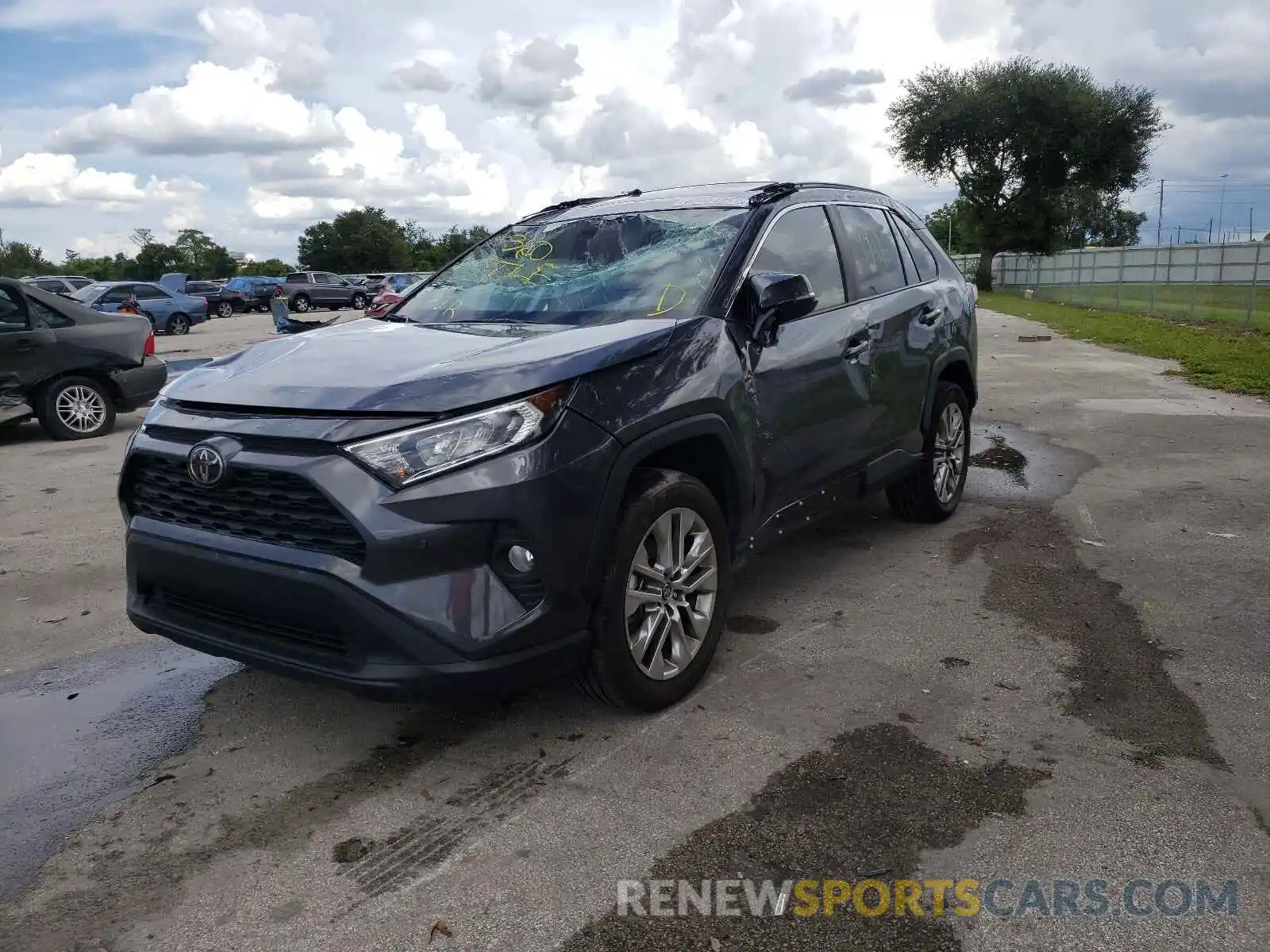 2 Photograph of a damaged car 2T3C1RFV6MC087472 TOYOTA RAV4 2021