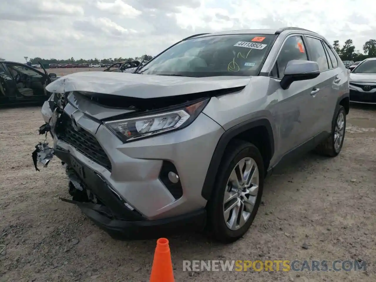 2 Photograph of a damaged car 2T3C1RFV6MC090355 TOYOTA RAV4 2021