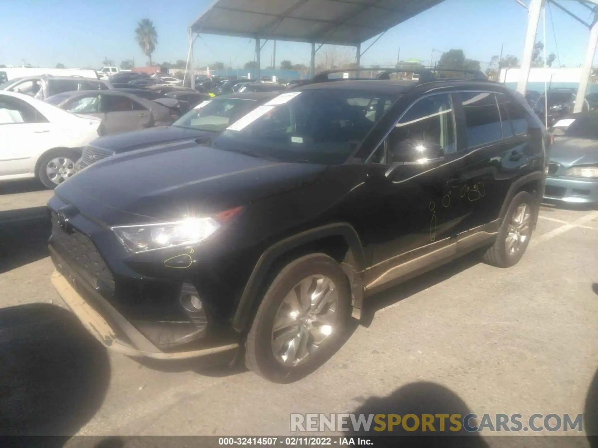 2 Photograph of a damaged car 2T3C1RFV6MC095345 TOYOTA RAV4 2021