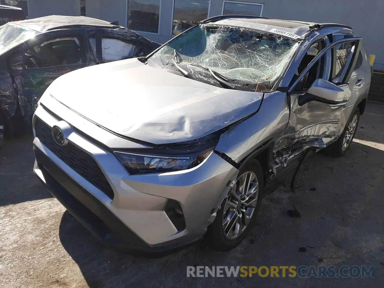 2 Photograph of a damaged car 2T3C1RFV6MC109955 TOYOTA RAV4 2021