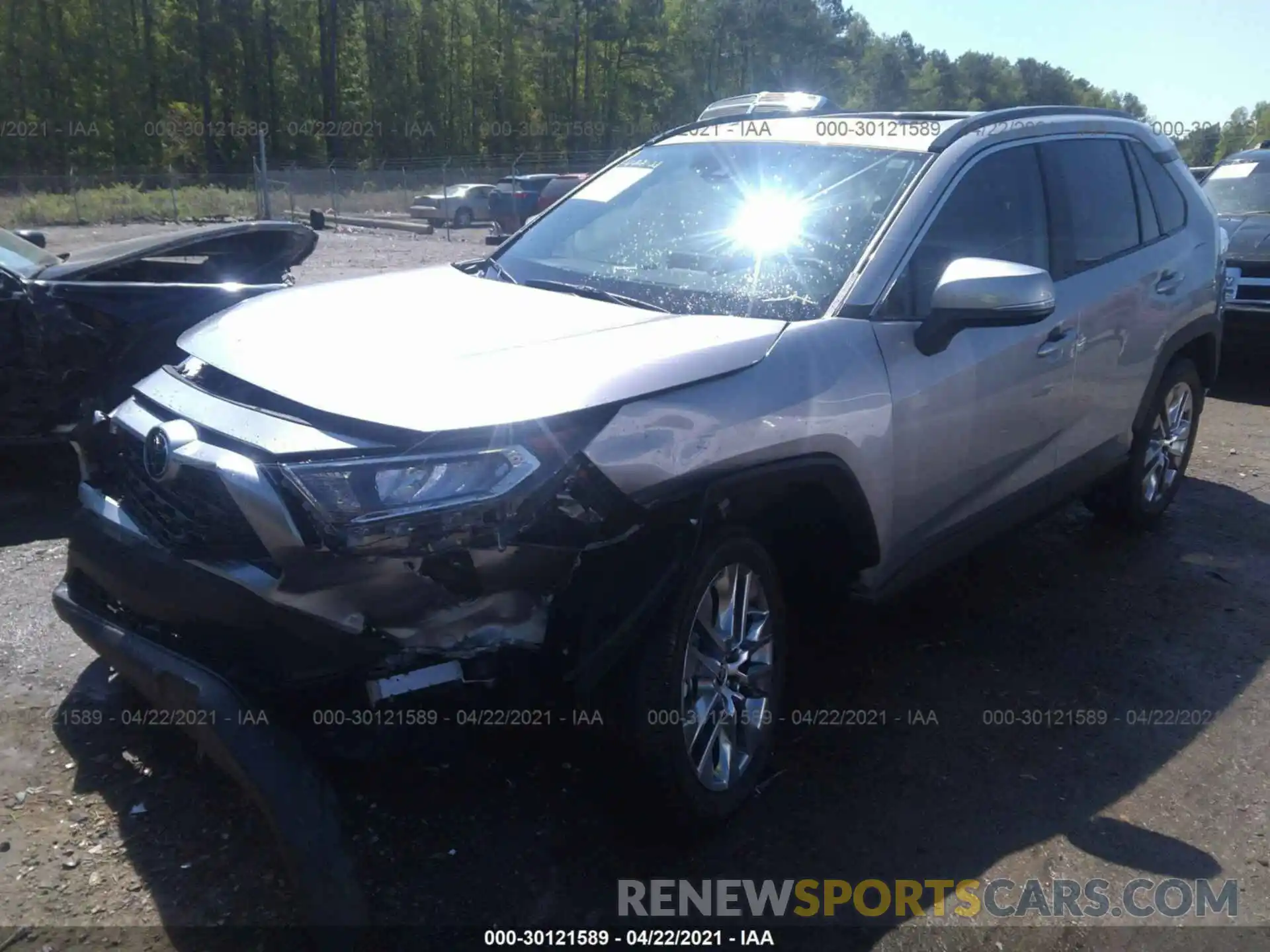 2 Photograph of a damaged car 2T3C1RFV6MC112709 TOYOTA RAV4 2021