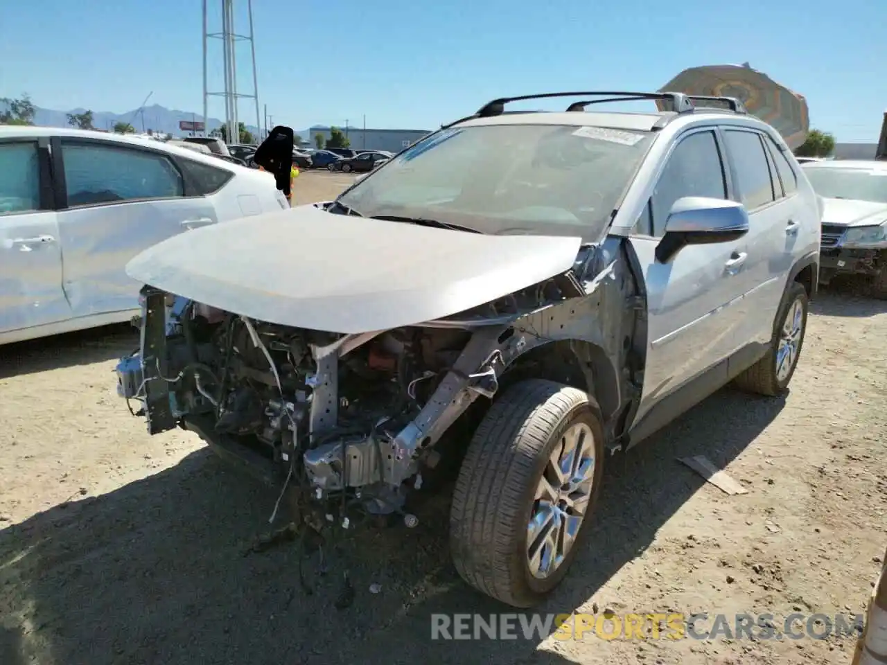 2 Photograph of a damaged car 2T3C1RFV6MC126030 TOYOTA RAV4 2021