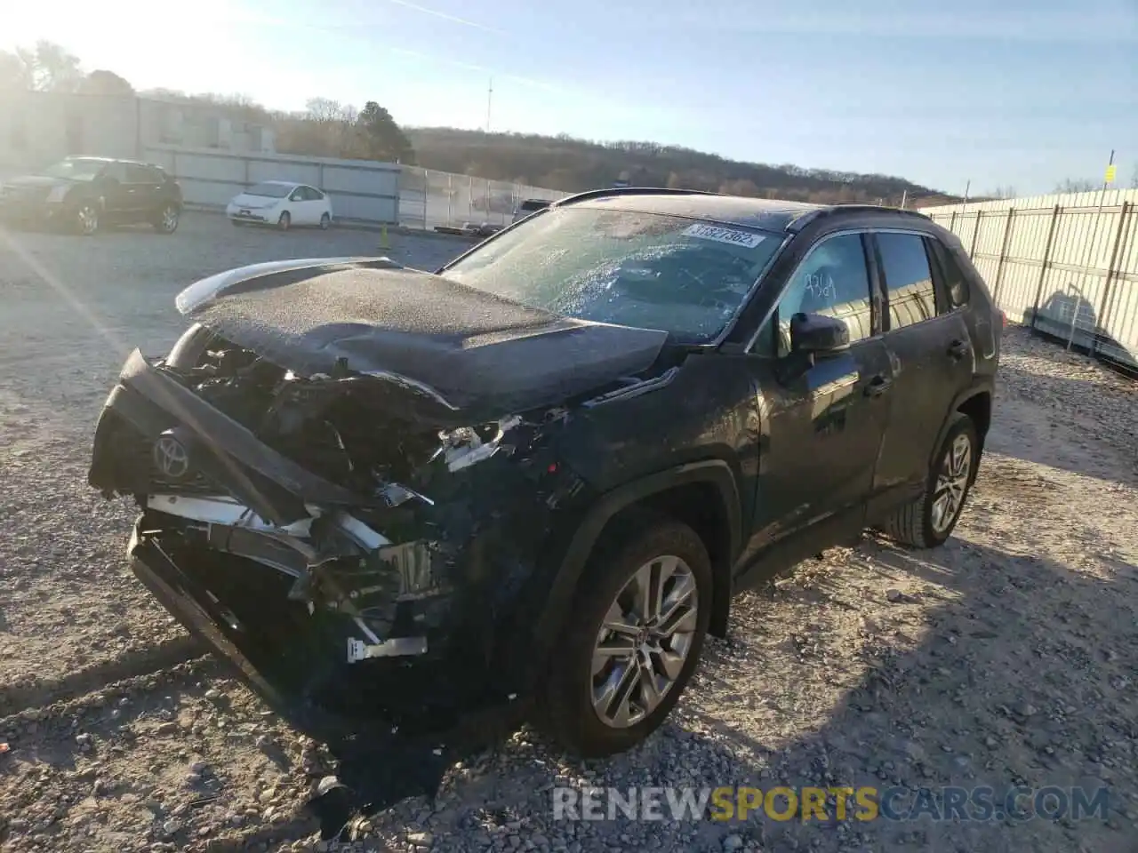 2 Photograph of a damaged car 2T3C1RFV6MC126612 TOYOTA RAV4 2021