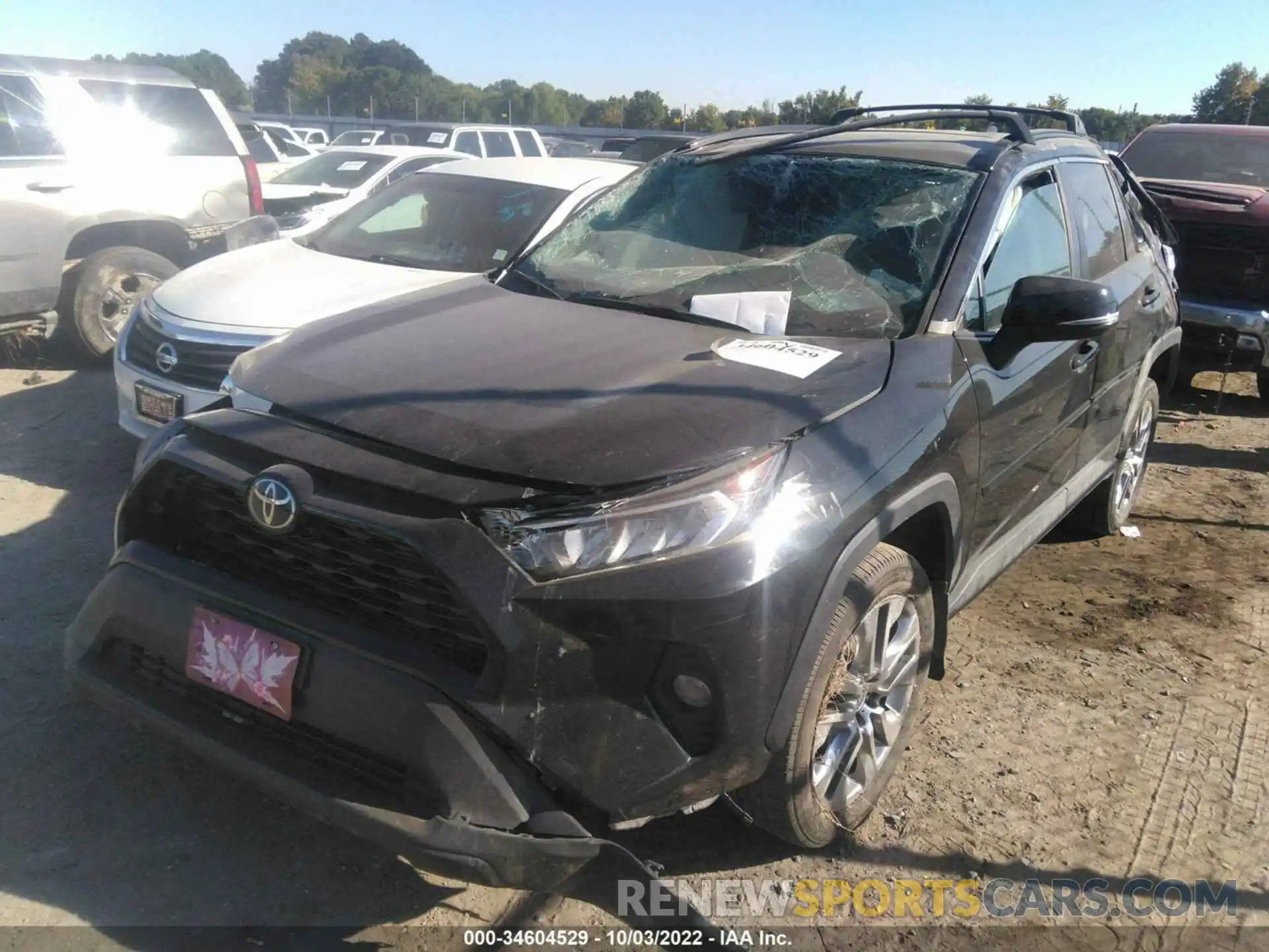 2 Photograph of a damaged car 2T3C1RFV6MC128571 TOYOTA RAV4 2021