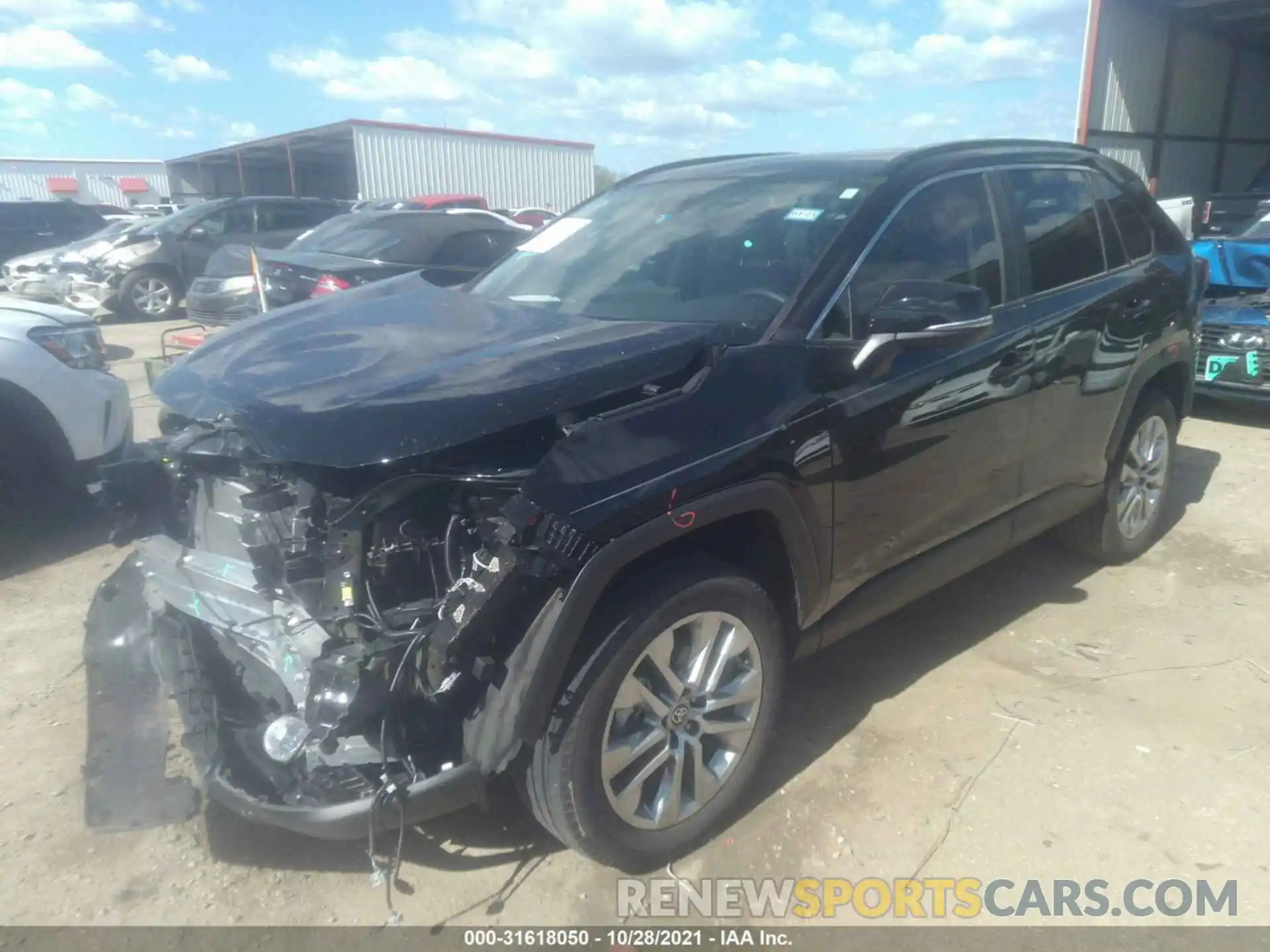 2 Photograph of a damaged car 2T3C1RFV6MC130823 TOYOTA RAV4 2021