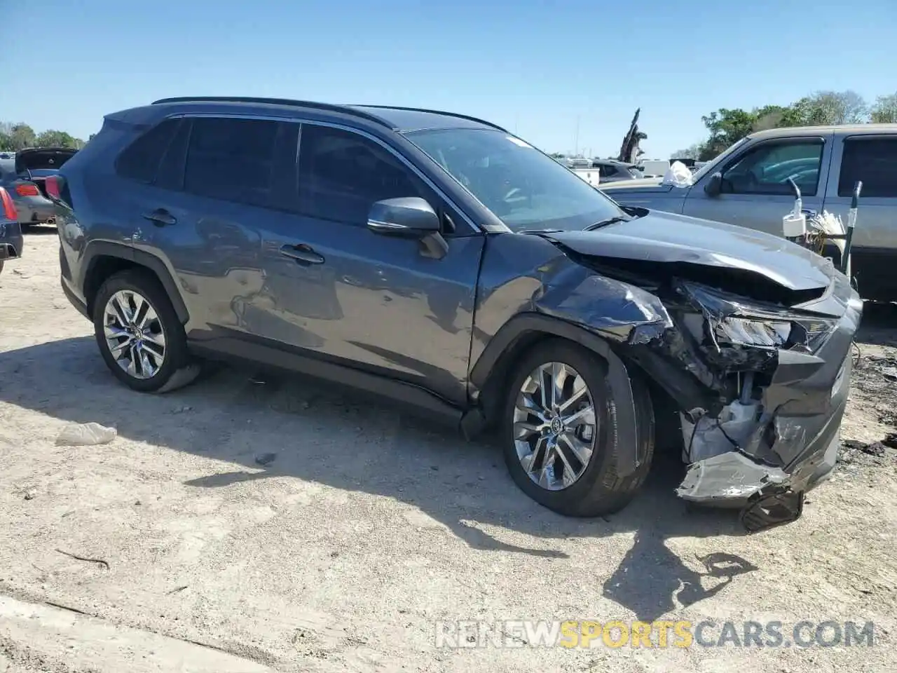 4 Photograph of a damaged car 2T3C1RFV6MC143877 TOYOTA RAV4 2021