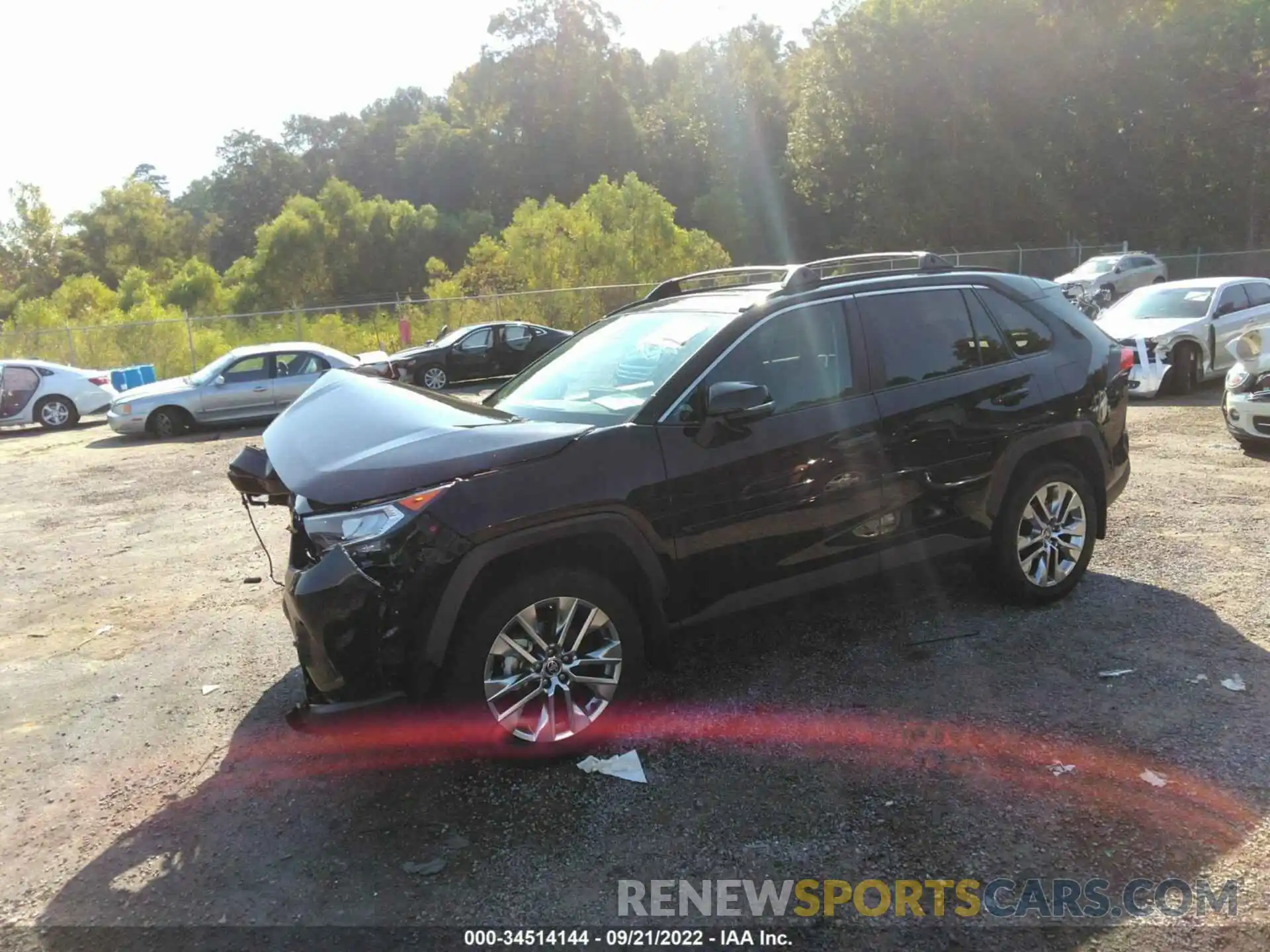 2 Photograph of a damaged car 2T3C1RFV6MC173025 TOYOTA RAV4 2021