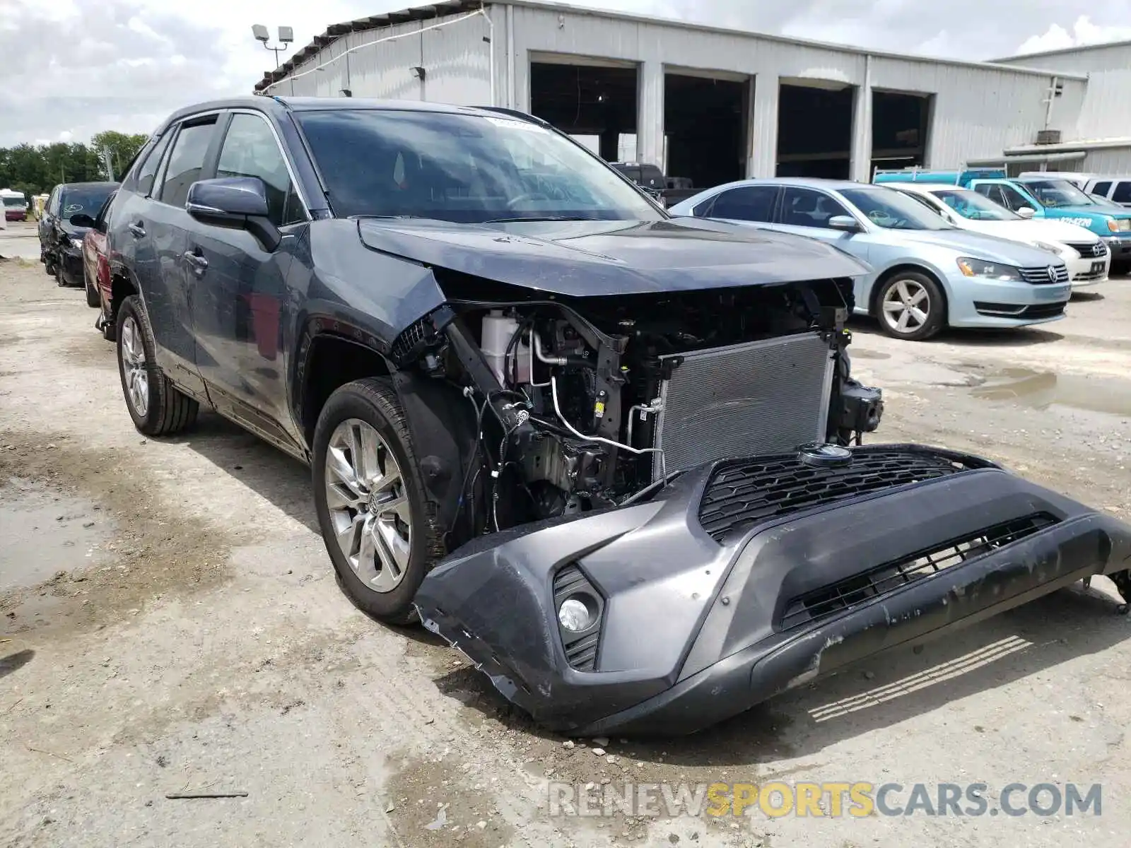 1 Photograph of a damaged car 2T3C1RFV6MW109498 TOYOTA RAV4 2021