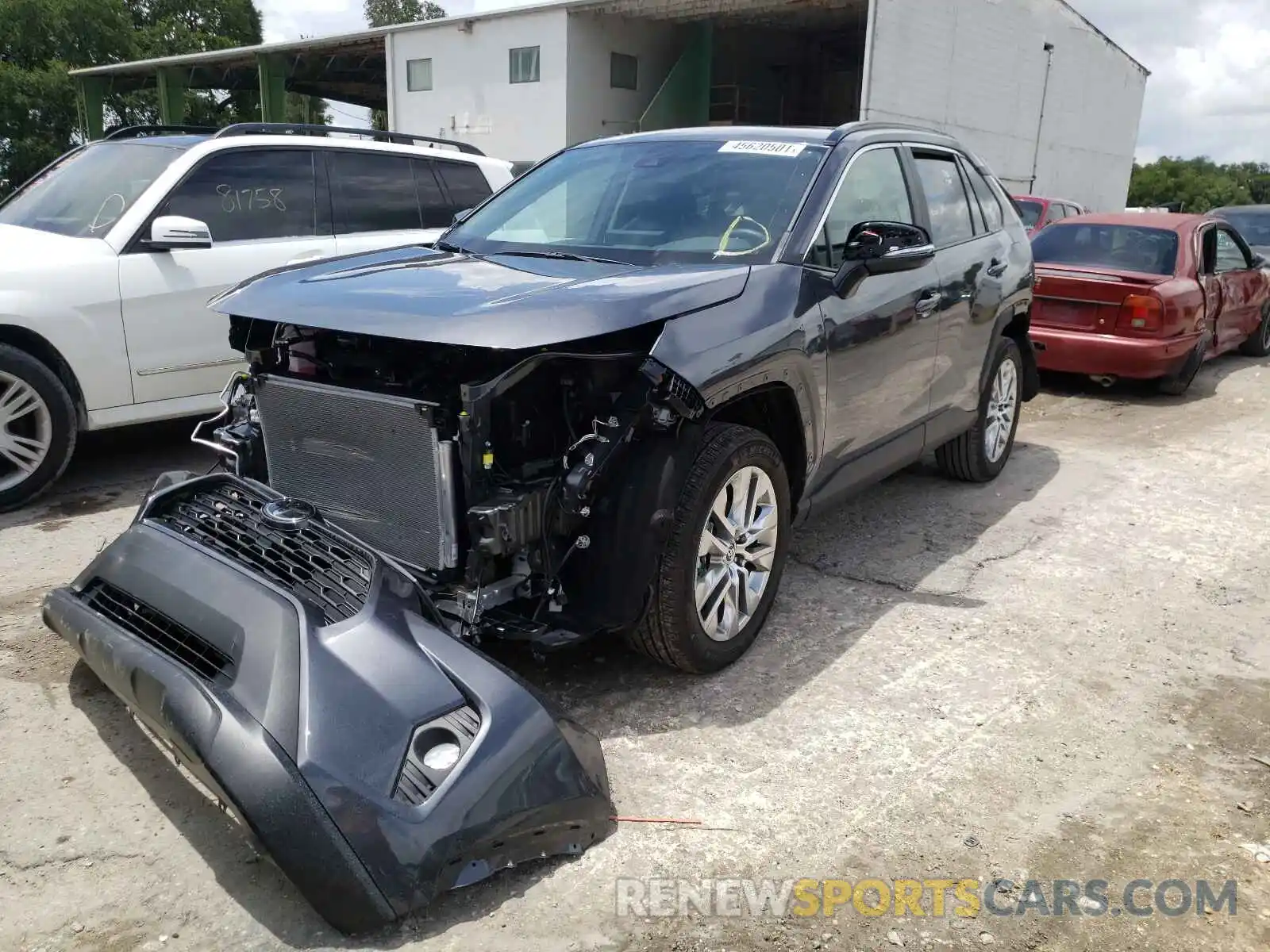 2 Photograph of a damaged car 2T3C1RFV6MW109498 TOYOTA RAV4 2021