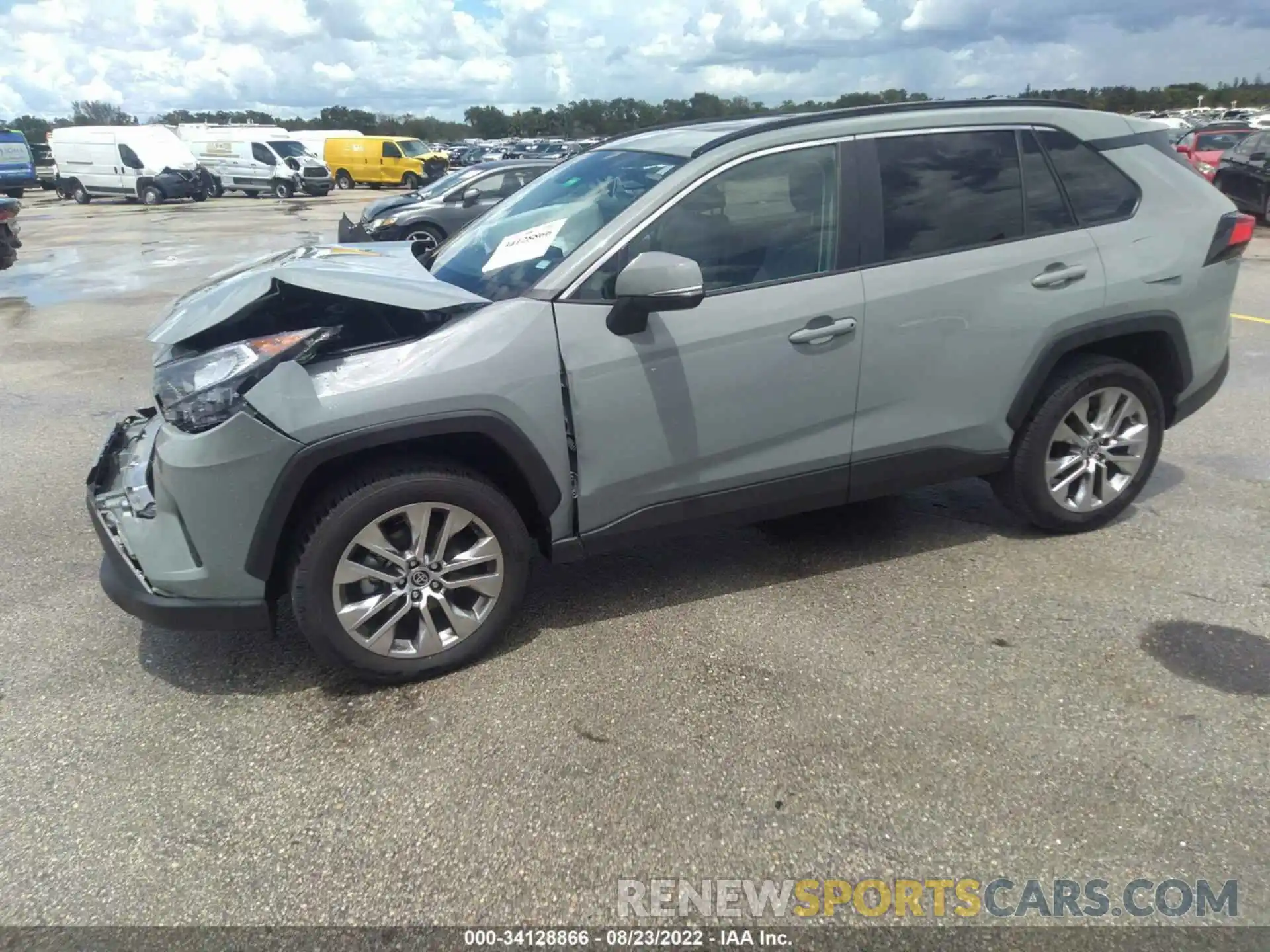 2 Photograph of a damaged car 2T3C1RFV6MW135969 TOYOTA RAV4 2021