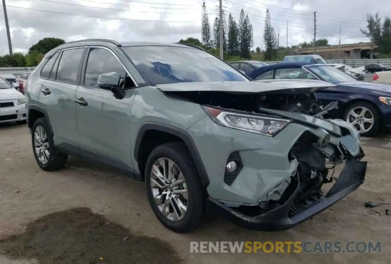 1 Photograph of a damaged car 2T3C1RFV6MW138094 TOYOTA RAV4 2021