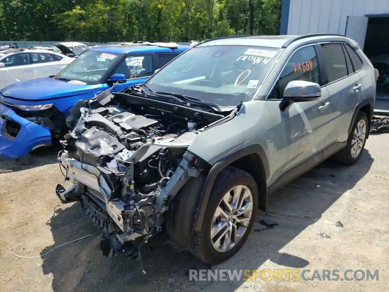 2 Photograph of a damaged car 2T3C1RFV6MW140914 TOYOTA RAV4 2021