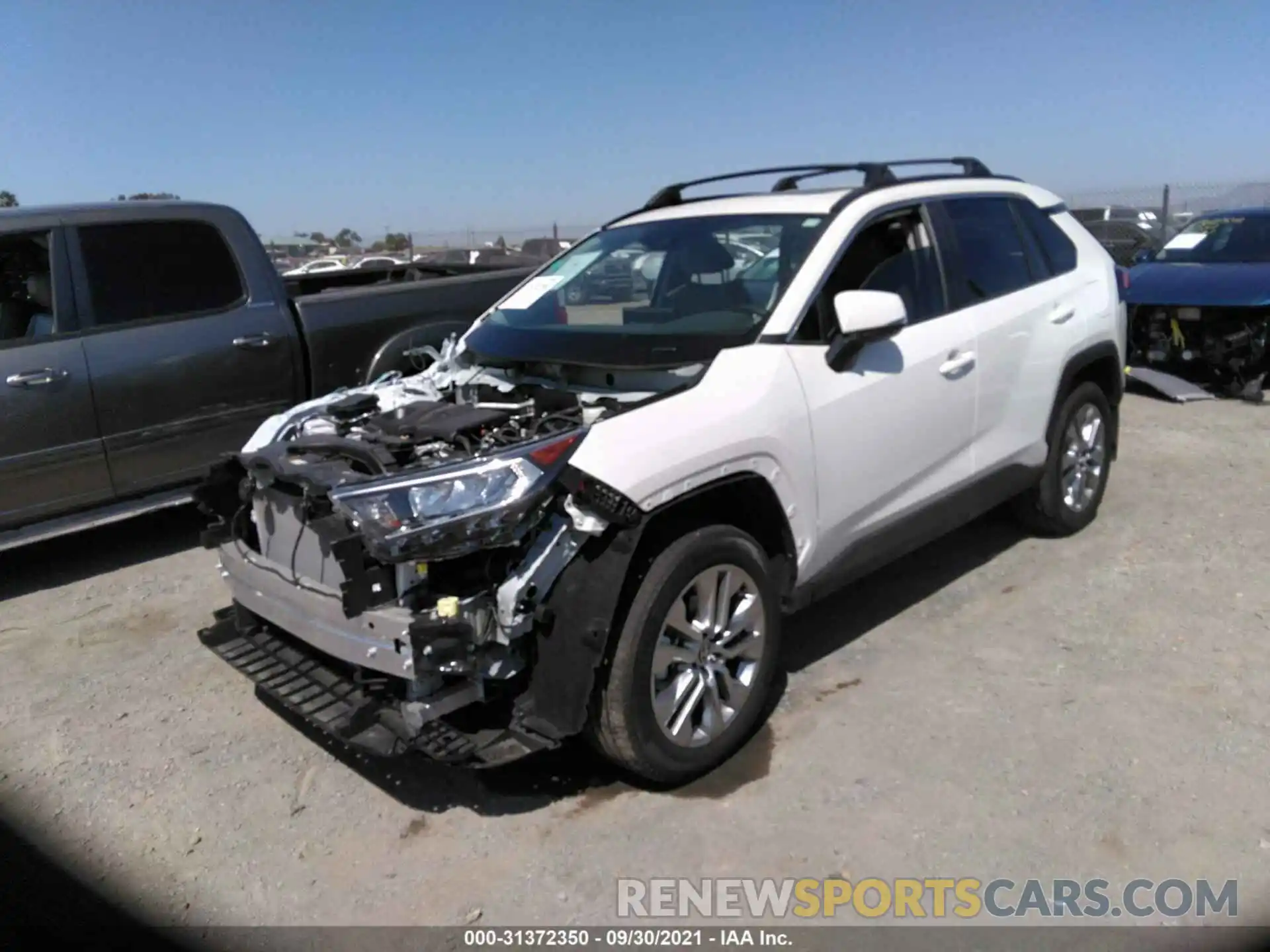 2 Photograph of a damaged car 2T3C1RFV6MW153372 TOYOTA RAV4 2021