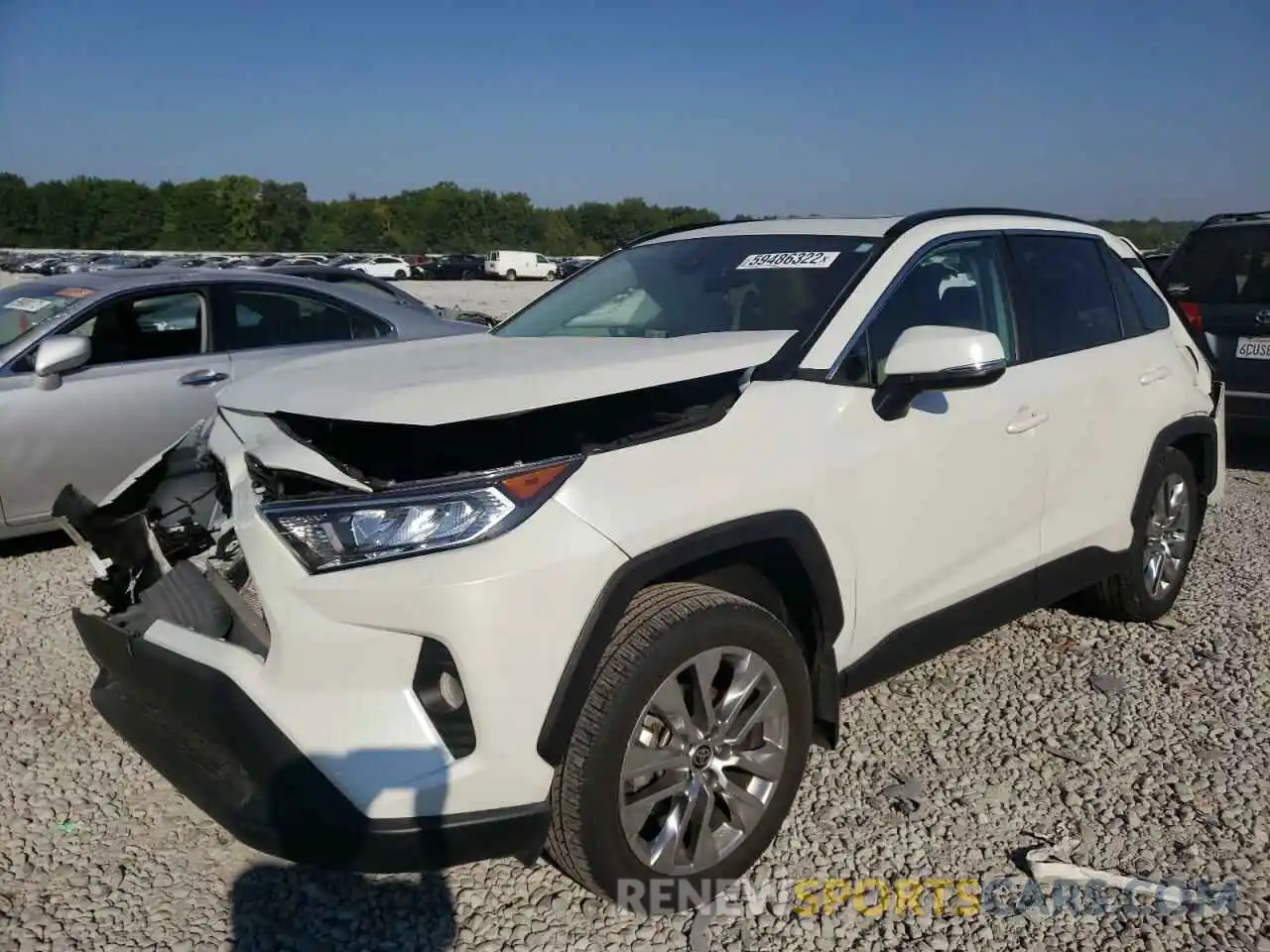 2 Photograph of a damaged car 2T3C1RFV6MW157986 TOYOTA RAV4 2021