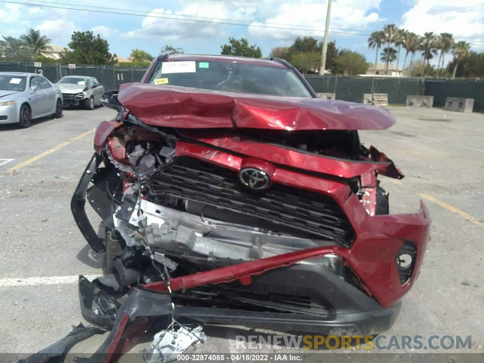 6 Photograph of a damaged car 2T3C1RFV6MW170947 TOYOTA RAV4 2021