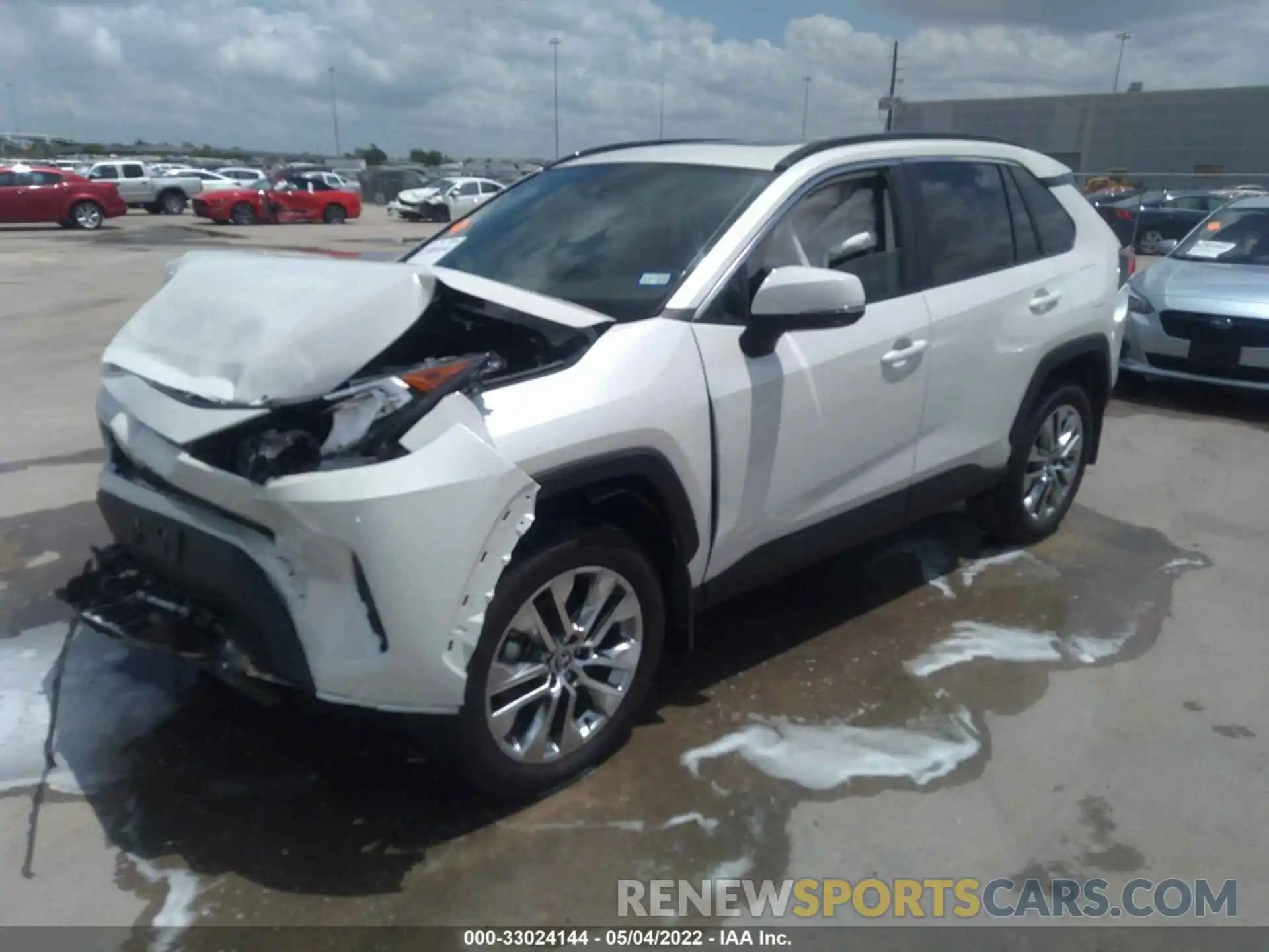 2 Photograph of a damaged car 2T3C1RFV6MW174402 TOYOTA RAV4 2021