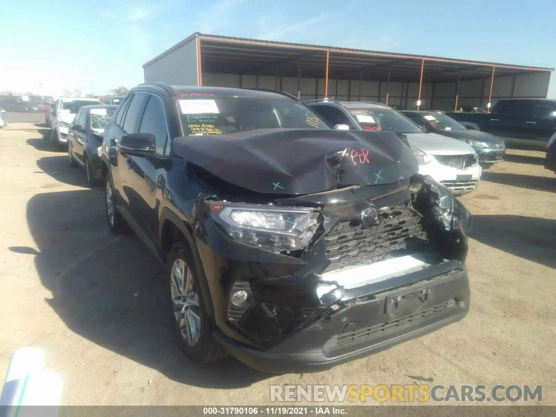 1 Фотография поврежденного автомобиля 2T3C1RFV7MC088307 TOYOTA RAV4 2021