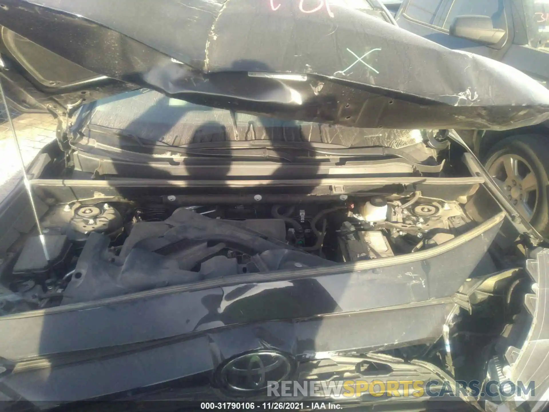 10 Фотография поврежденного автомобиля 2T3C1RFV7MC088307 TOYOTA RAV4 2021