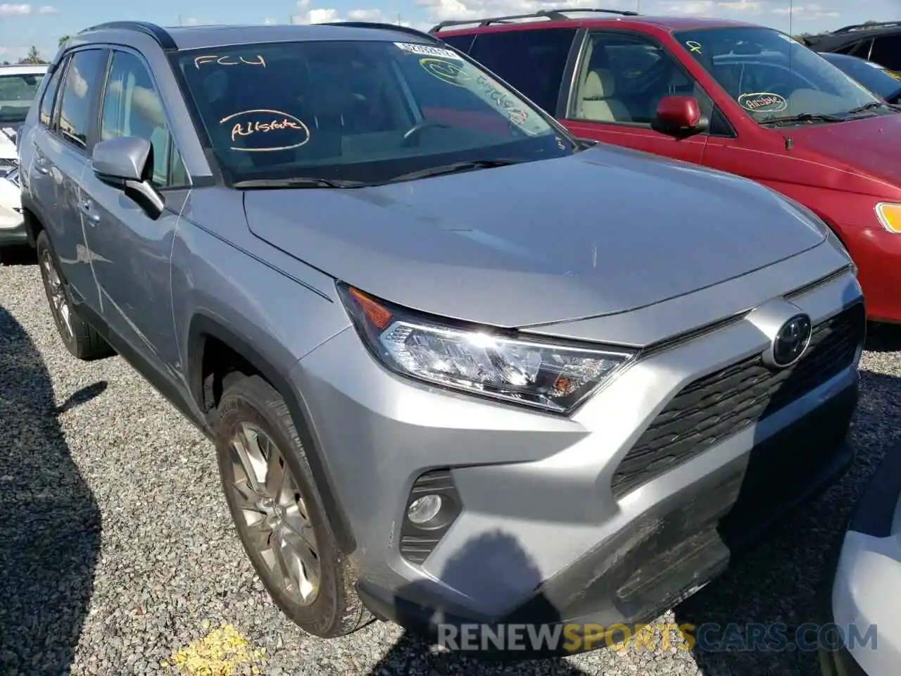 1 Photograph of a damaged car 2T3C1RFV7MC093491 TOYOTA RAV4 2021