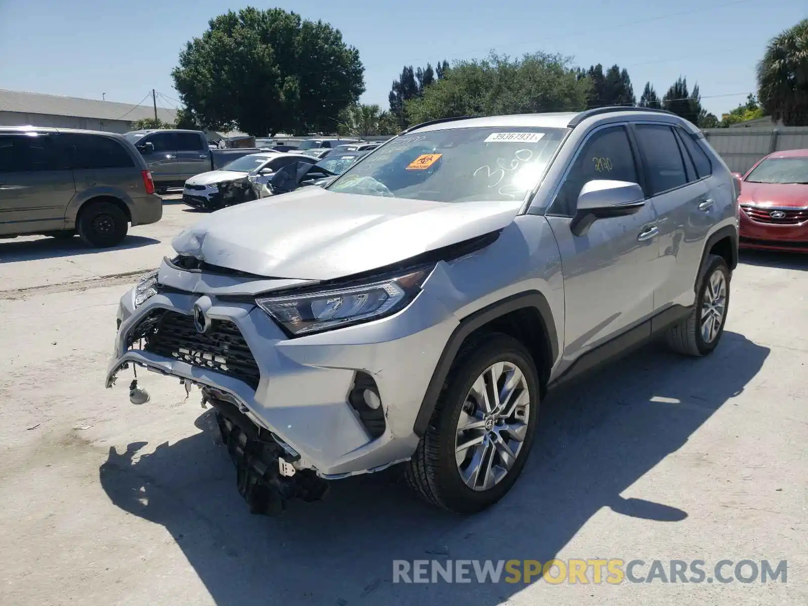 2 Photograph of a damaged car 2T3C1RFV7MC115019 TOYOTA RAV4 2021