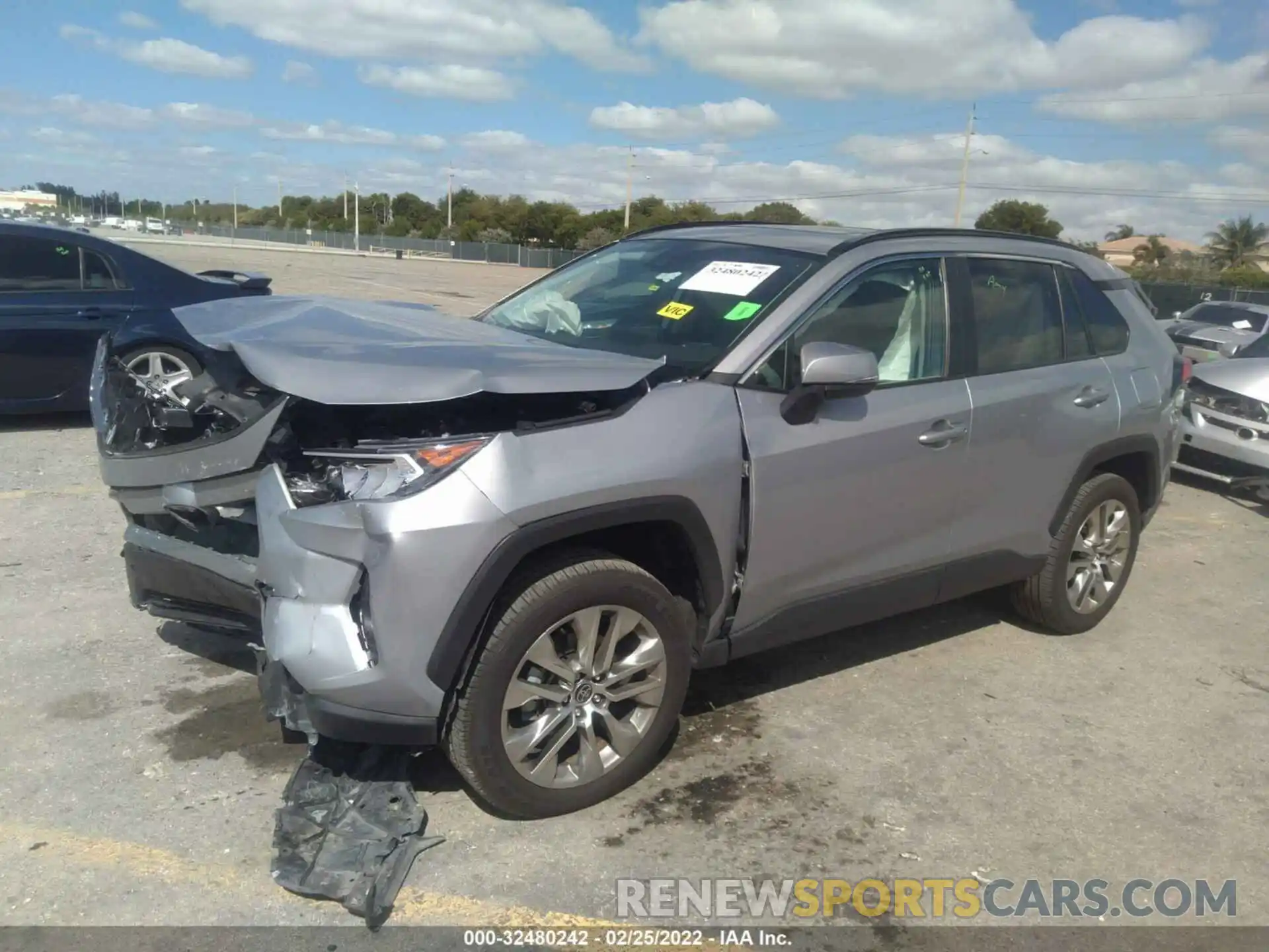 2 Photograph of a damaged car 2T3C1RFV7MC126618 TOYOTA RAV4 2021