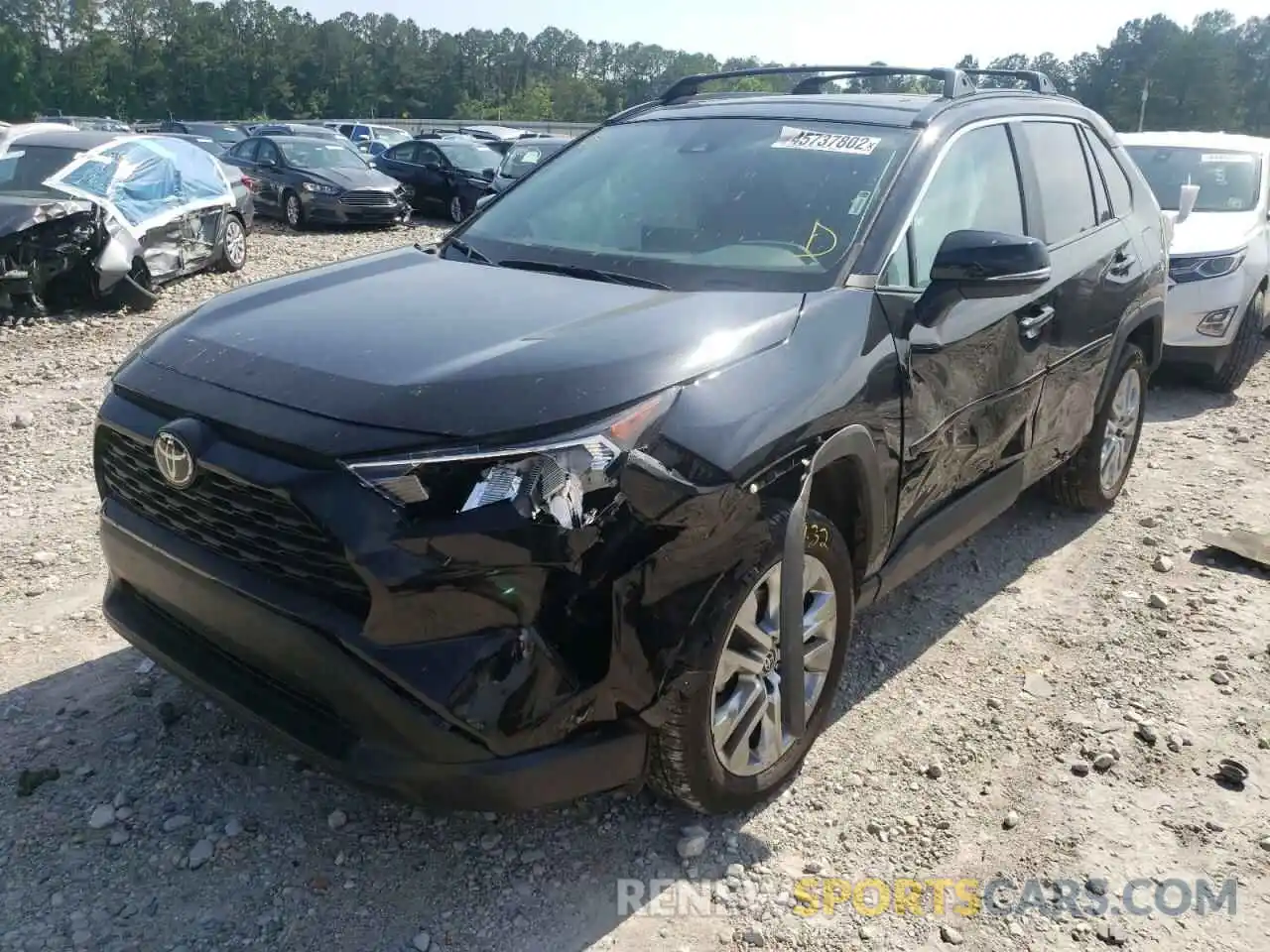 2 Photograph of a damaged car 2T3C1RFV7MC129924 TOYOTA RAV4 2021