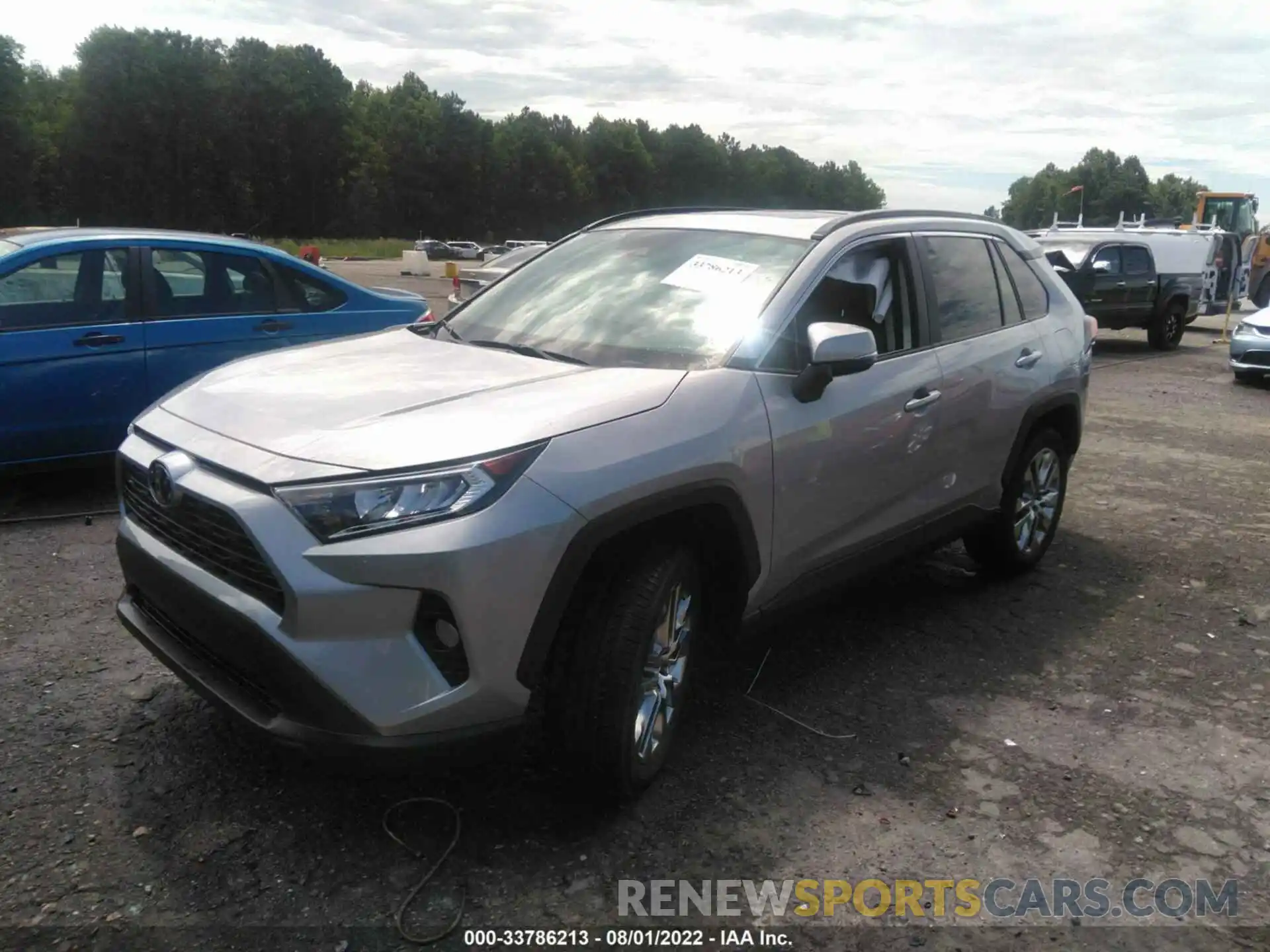 2 Photograph of a damaged car 2T3C1RFV7MC145217 TOYOTA RAV4 2021