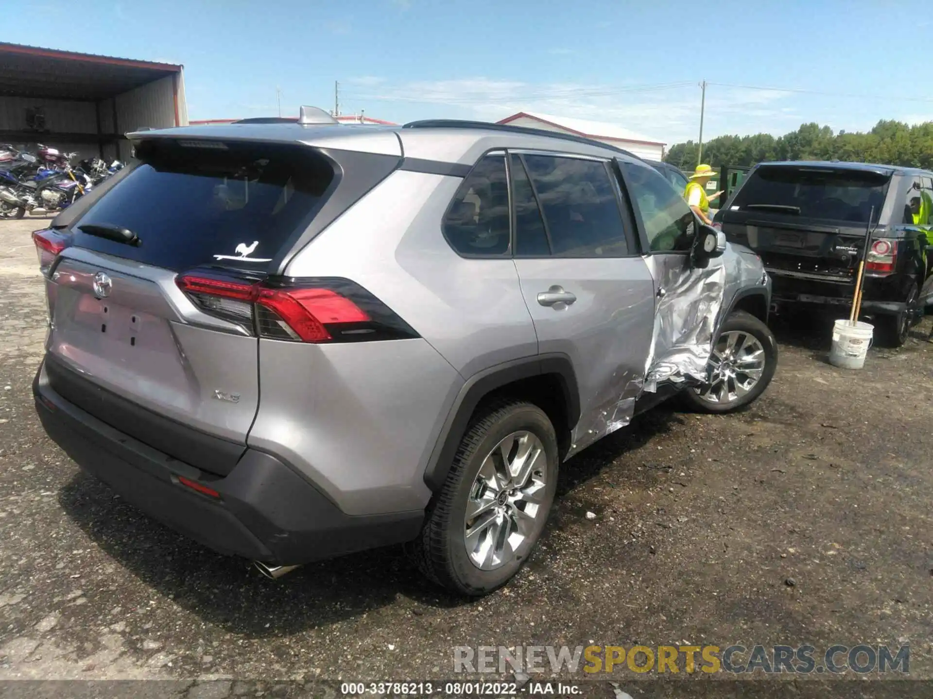 4 Photograph of a damaged car 2T3C1RFV7MC145217 TOYOTA RAV4 2021