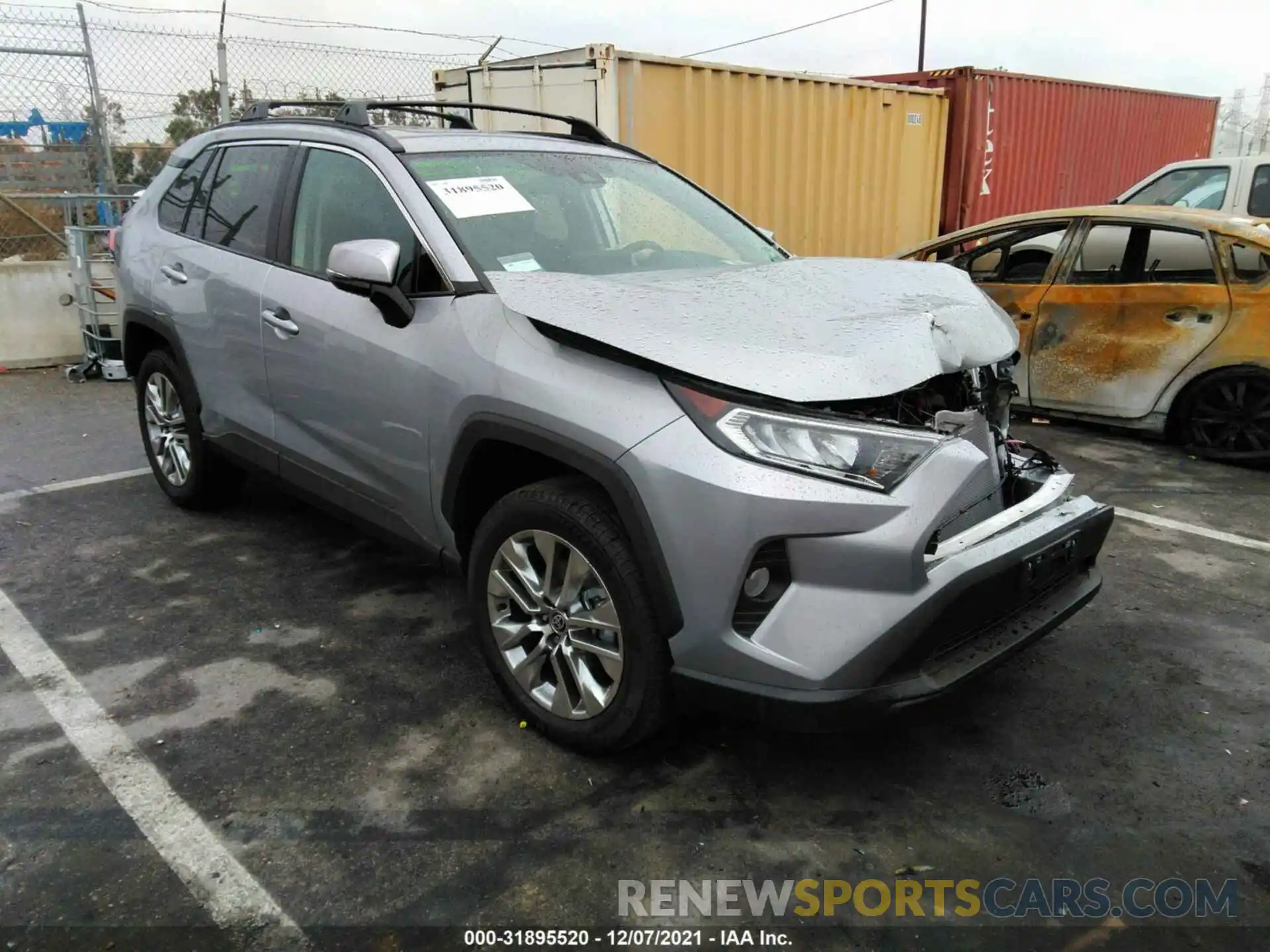 1 Фотография поврежденного автомобиля 2T3C1RFV7MC155407 TOYOTA RAV4 2021