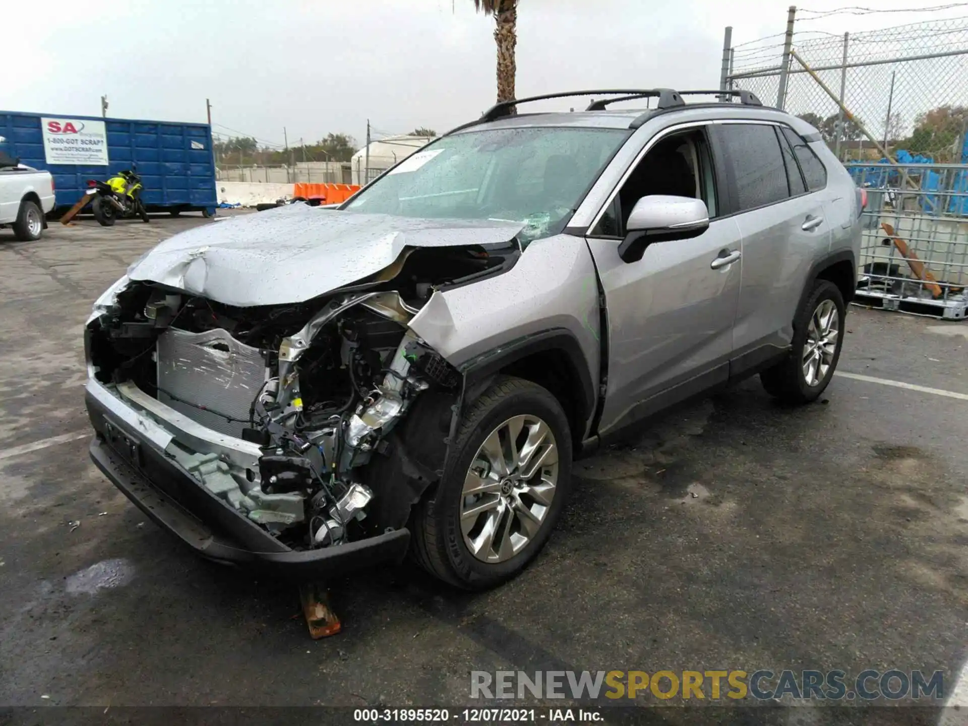 2 Photograph of a damaged car 2T3C1RFV7MC155407 TOYOTA RAV4 2021