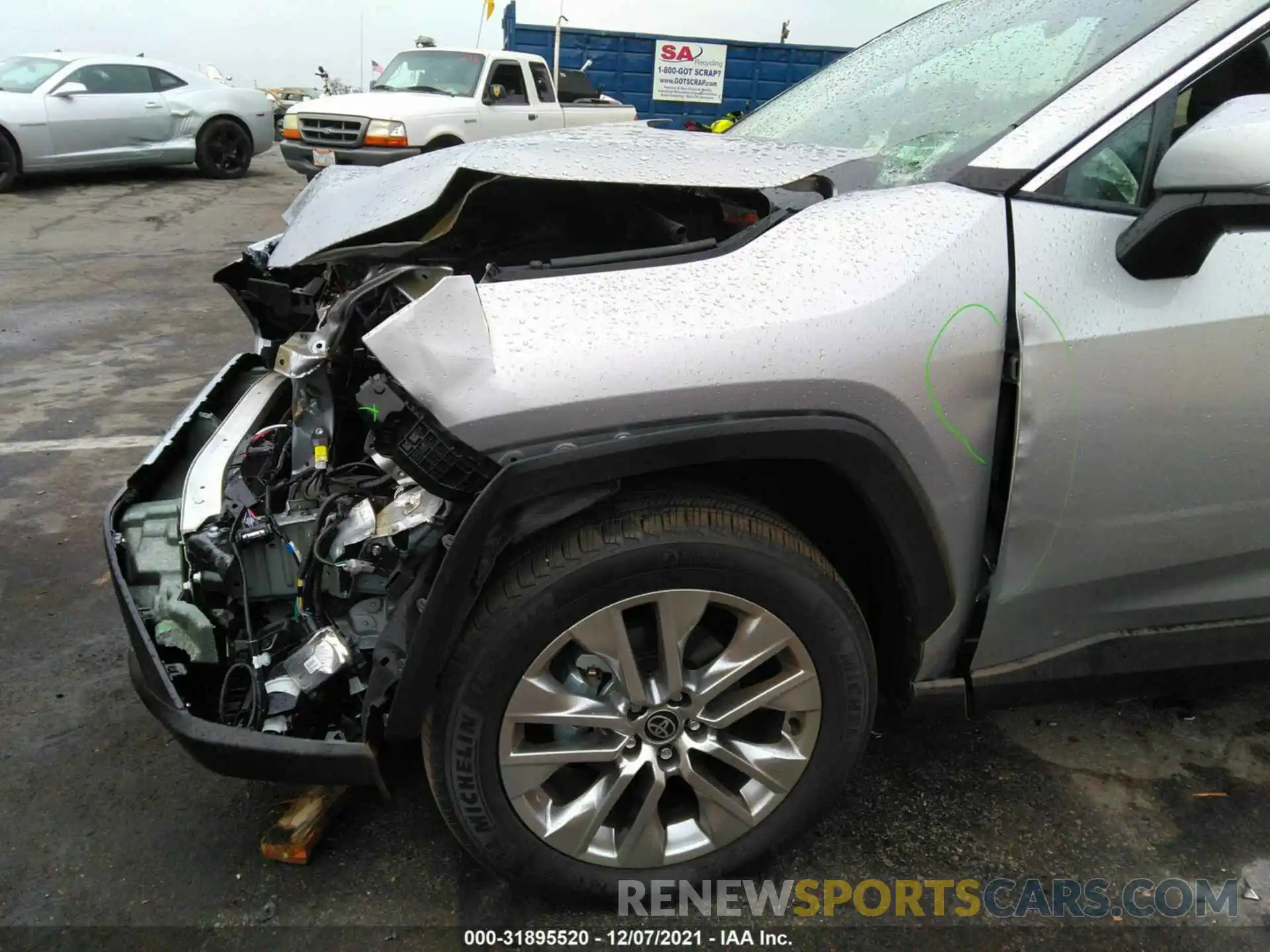 6 Photograph of a damaged car 2T3C1RFV7MC155407 TOYOTA RAV4 2021