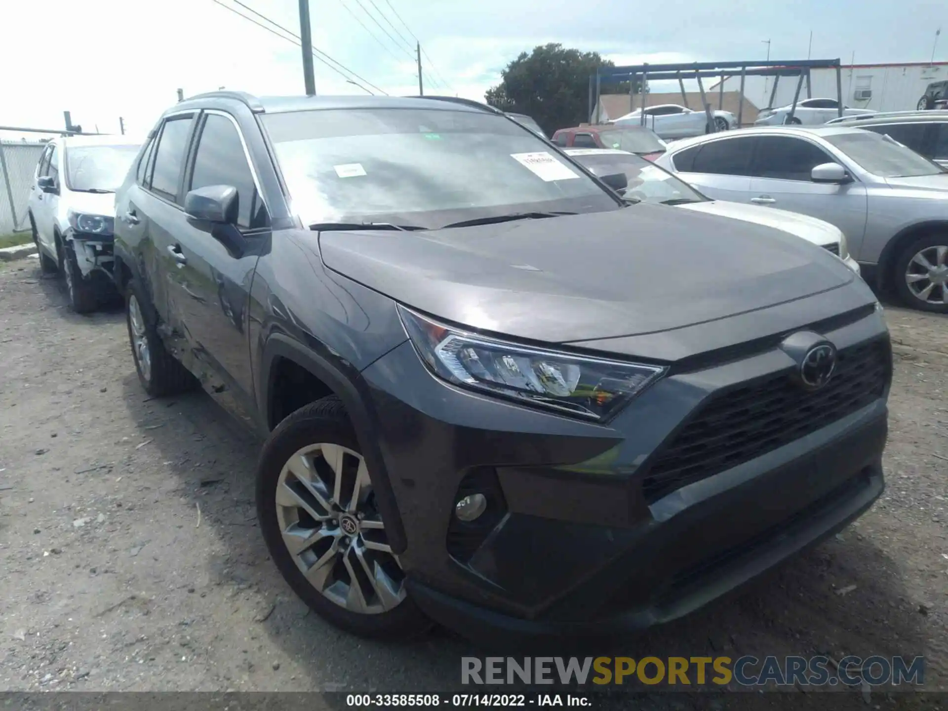 1 Photograph of a damaged car 2T3C1RFV7MC159893 TOYOTA RAV4 2021