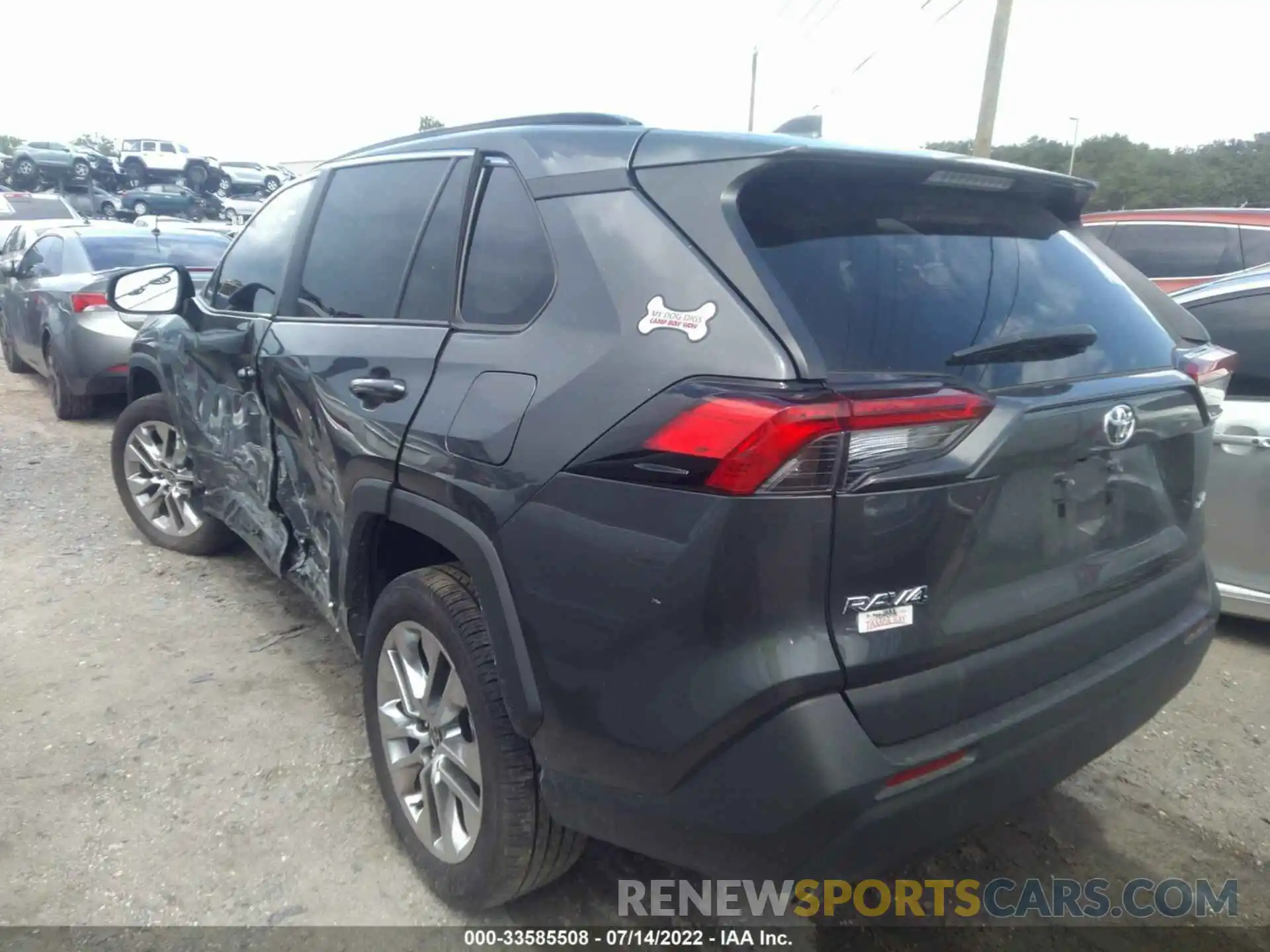 3 Фотография поврежденного автомобиля 2T3C1RFV7MC159893 TOYOTA RAV4 2021