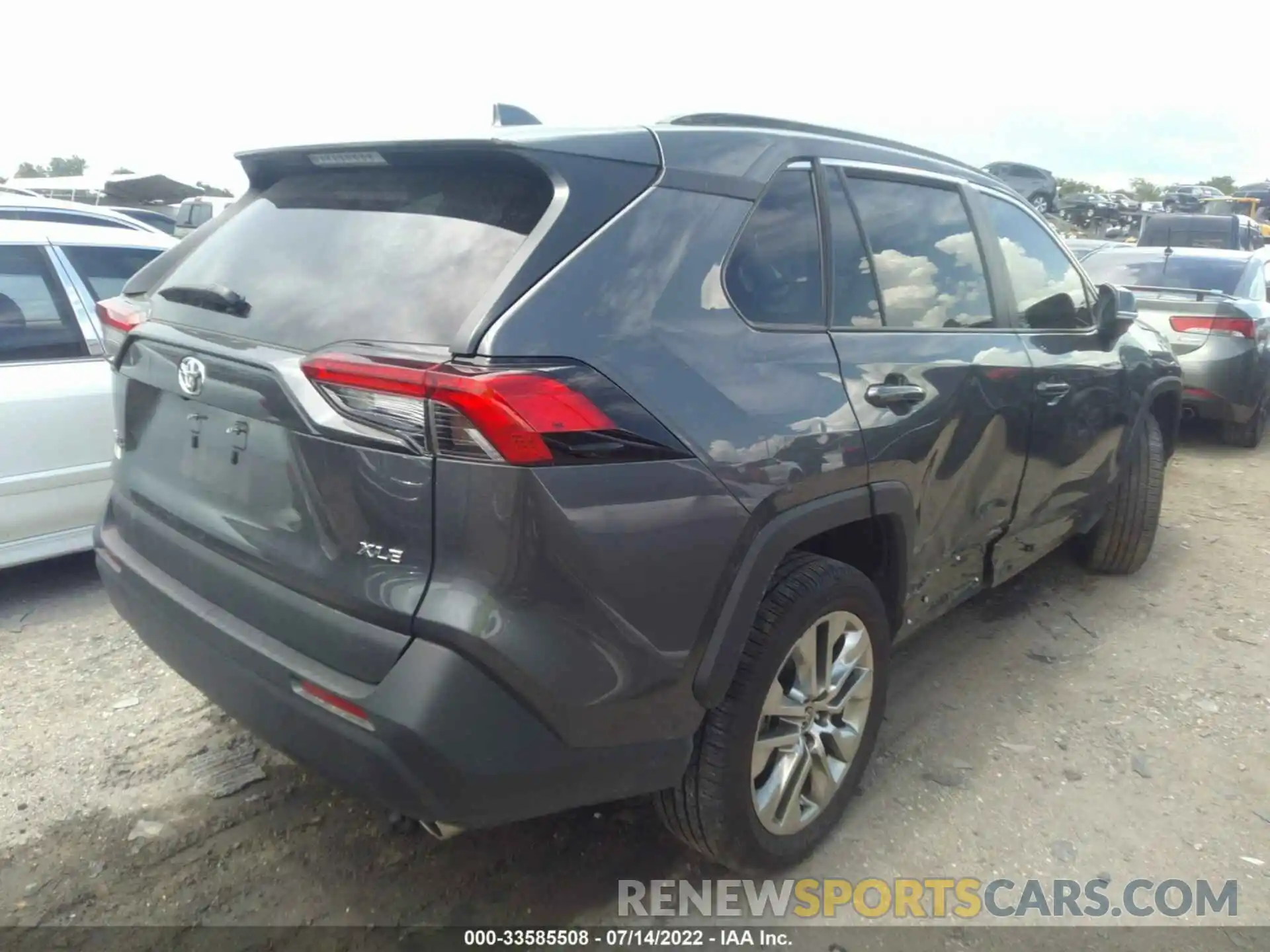 4 Photograph of a damaged car 2T3C1RFV7MC159893 TOYOTA RAV4 2021