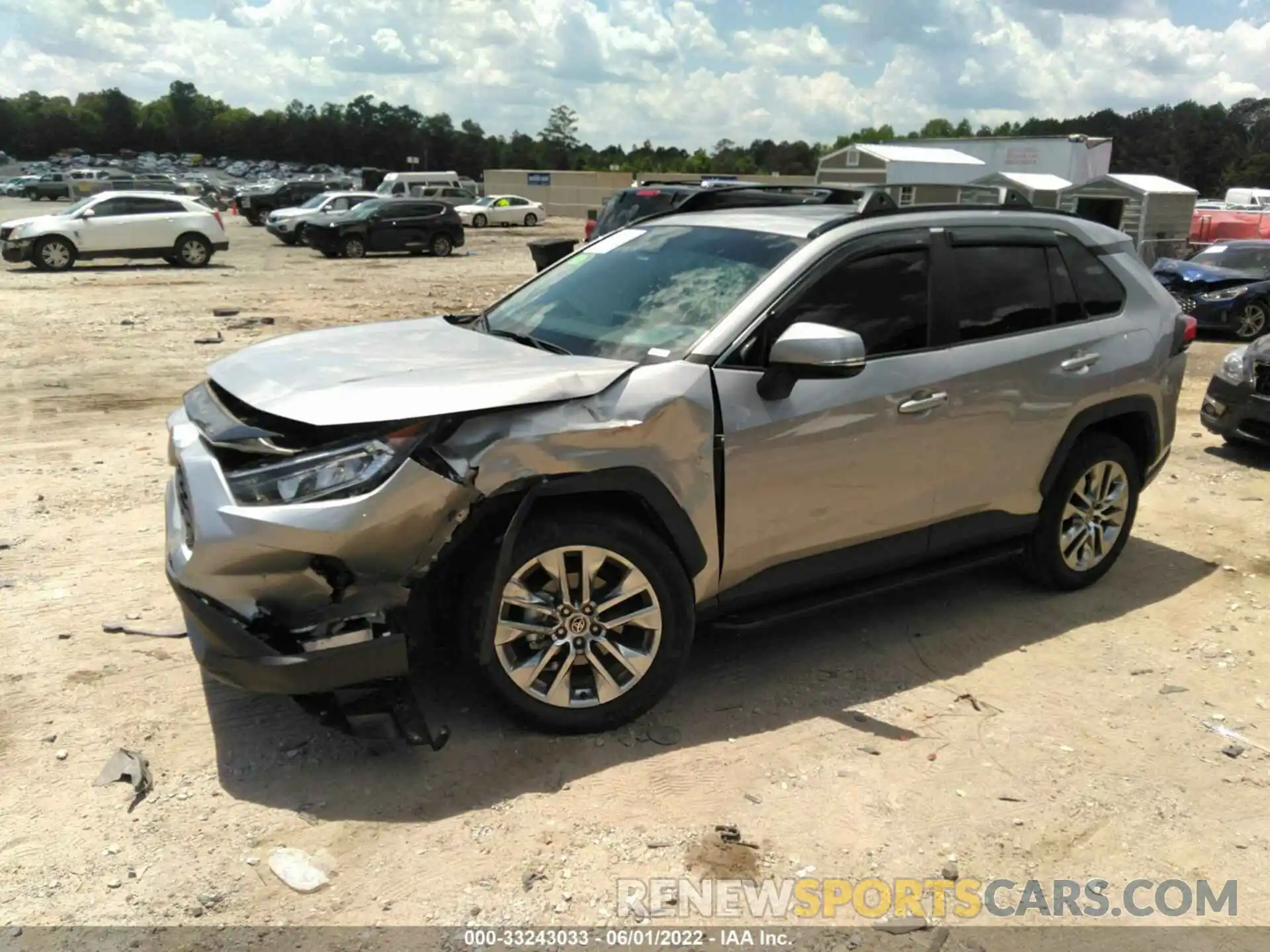 2 Photograph of a damaged car 2T3C1RFV7MC160462 TOYOTA RAV4 2021