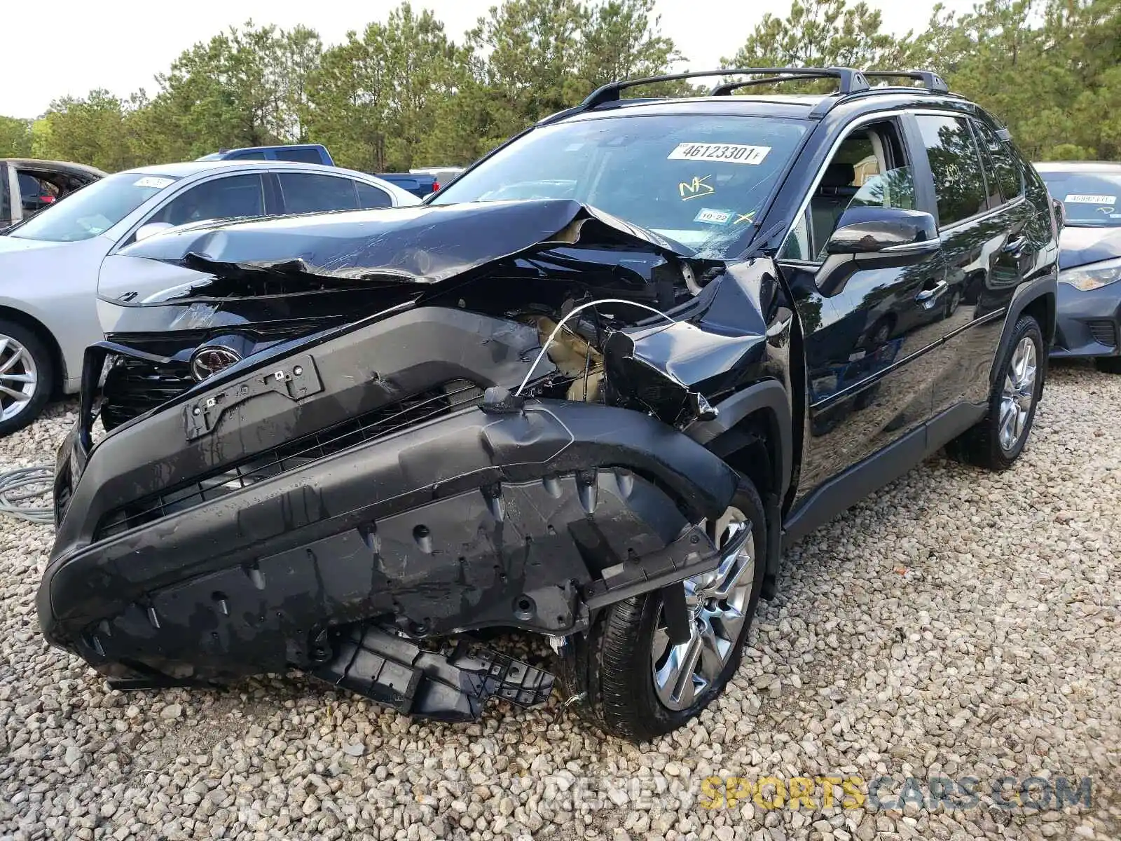 2 Photograph of a damaged car 2T3C1RFV7MW105511 TOYOTA RAV4 2021