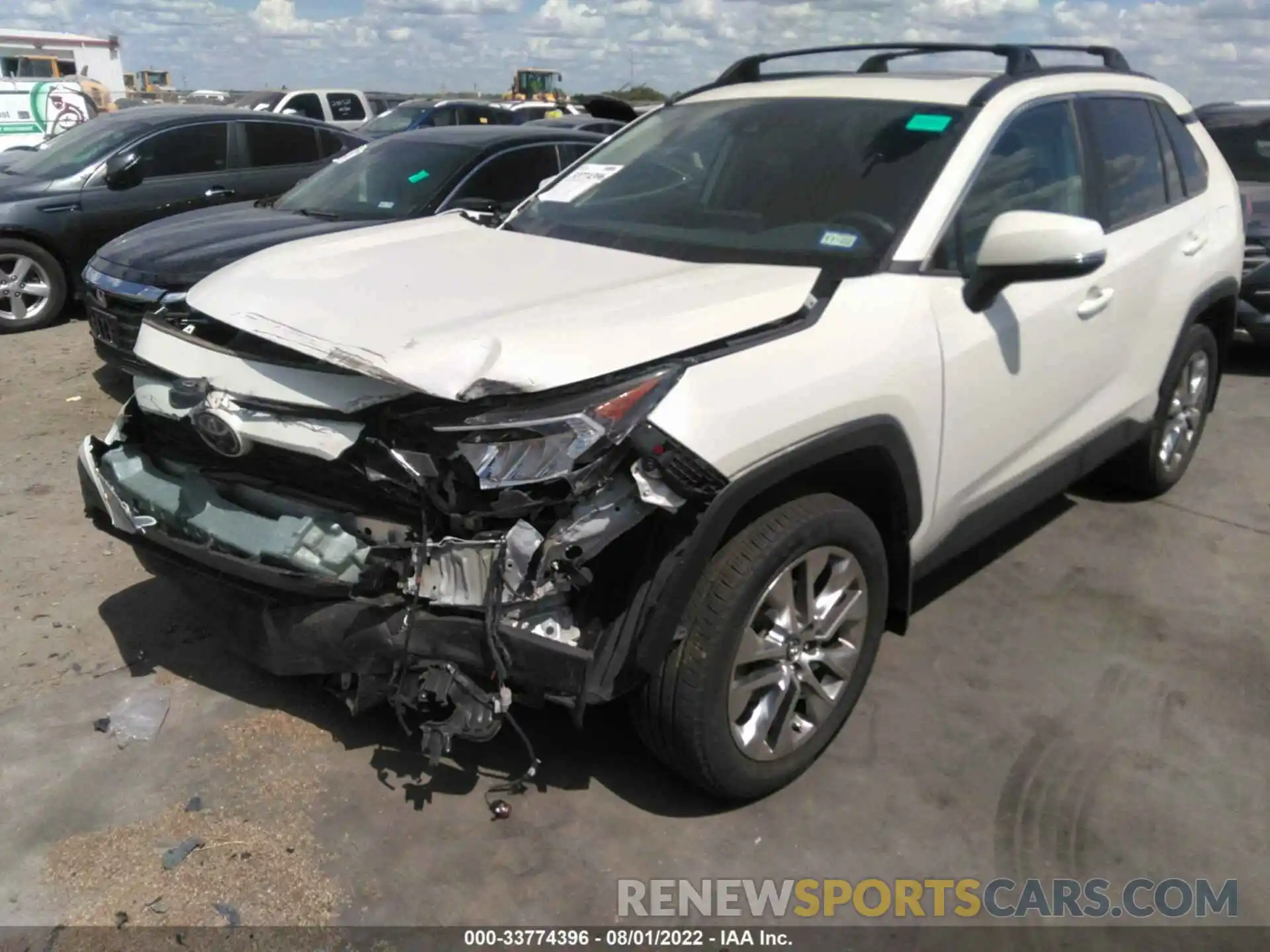 2 Photograph of a damaged car 2T3C1RFV7MW110305 TOYOTA RAV4 2021