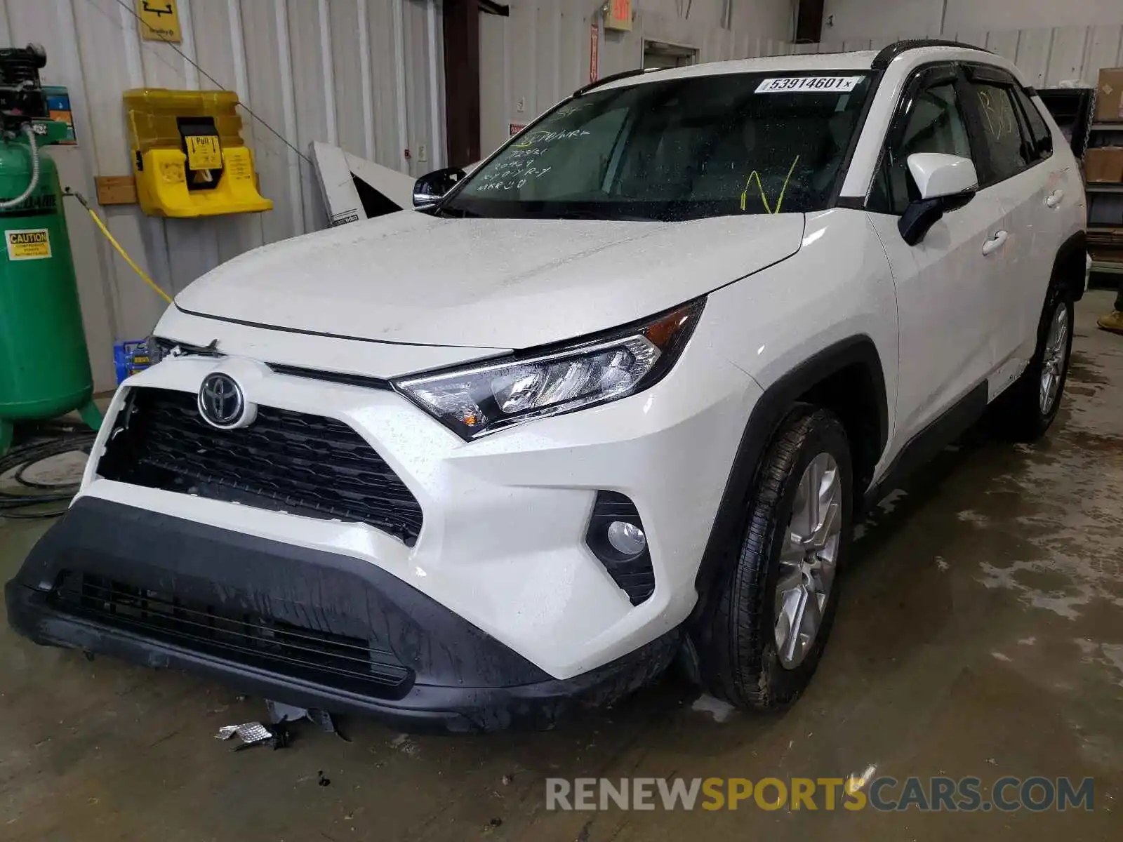 2 Photograph of a damaged car 2T3C1RFV7MW141361 TOYOTA RAV4 2021