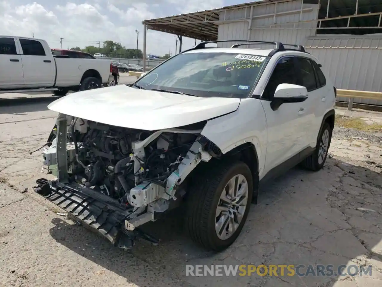 2 Photograph of a damaged car 2T3C1RFV7MW150805 TOYOTA RAV4 2021