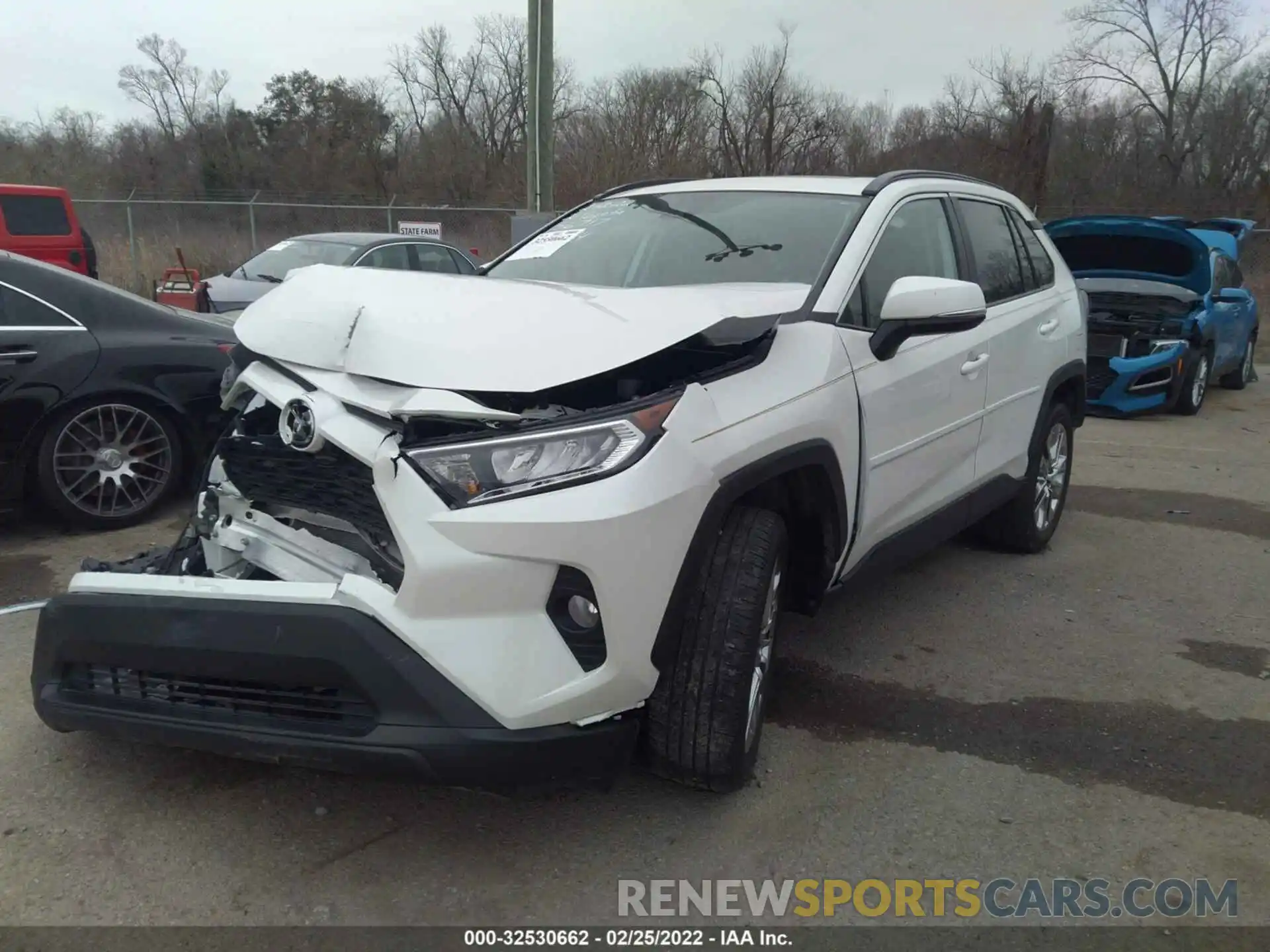 2 Photograph of a damaged car 2T3C1RFV7MW156717 TOYOTA RAV4 2021