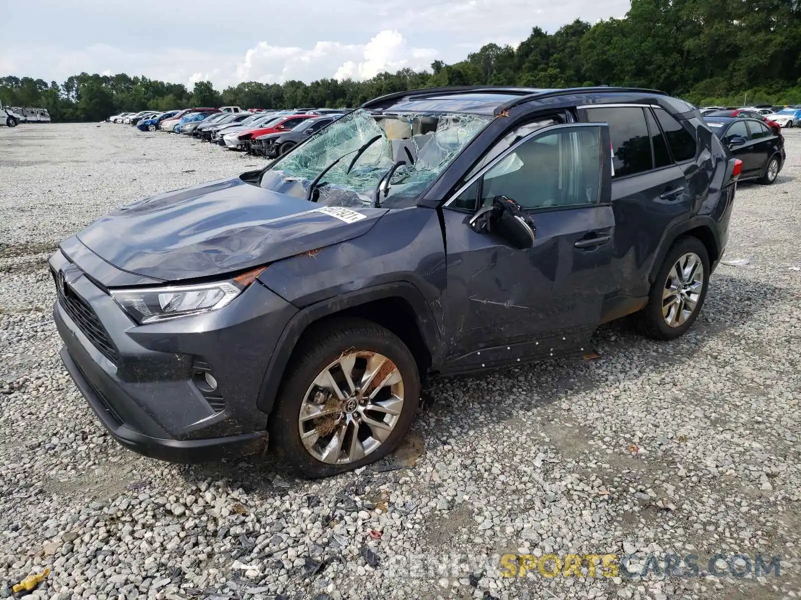 2 Photograph of a damaged car 2T3C1RFV7MW158323 TOYOTA RAV4 2021