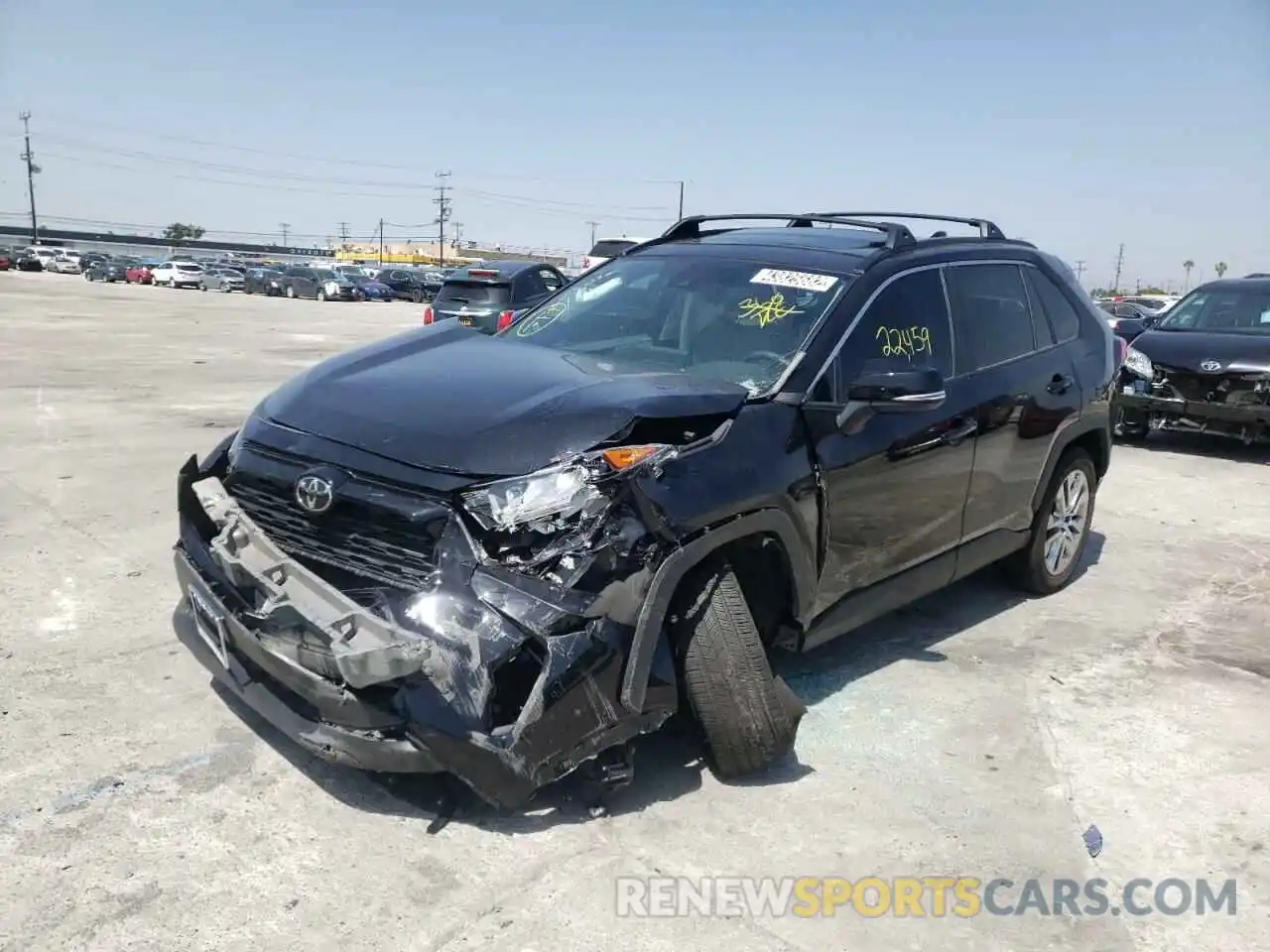 2 Photograph of a damaged car 2T3C1RFV8MC093905 TOYOTA RAV4 2021