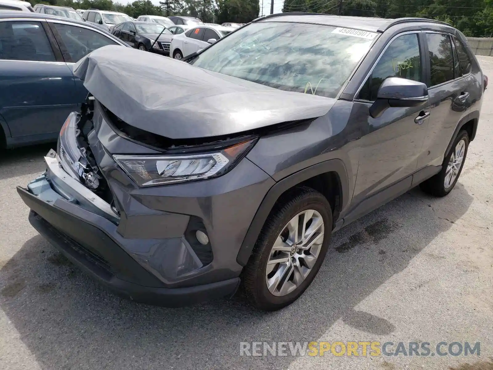 2 Photograph of a damaged car 2T3C1RFV8MC110315 TOYOTA RAV4 2021