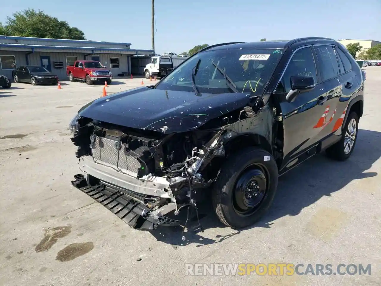 2 Photograph of a damaged car 2T3C1RFV8MC113179 TOYOTA RAV4 2021